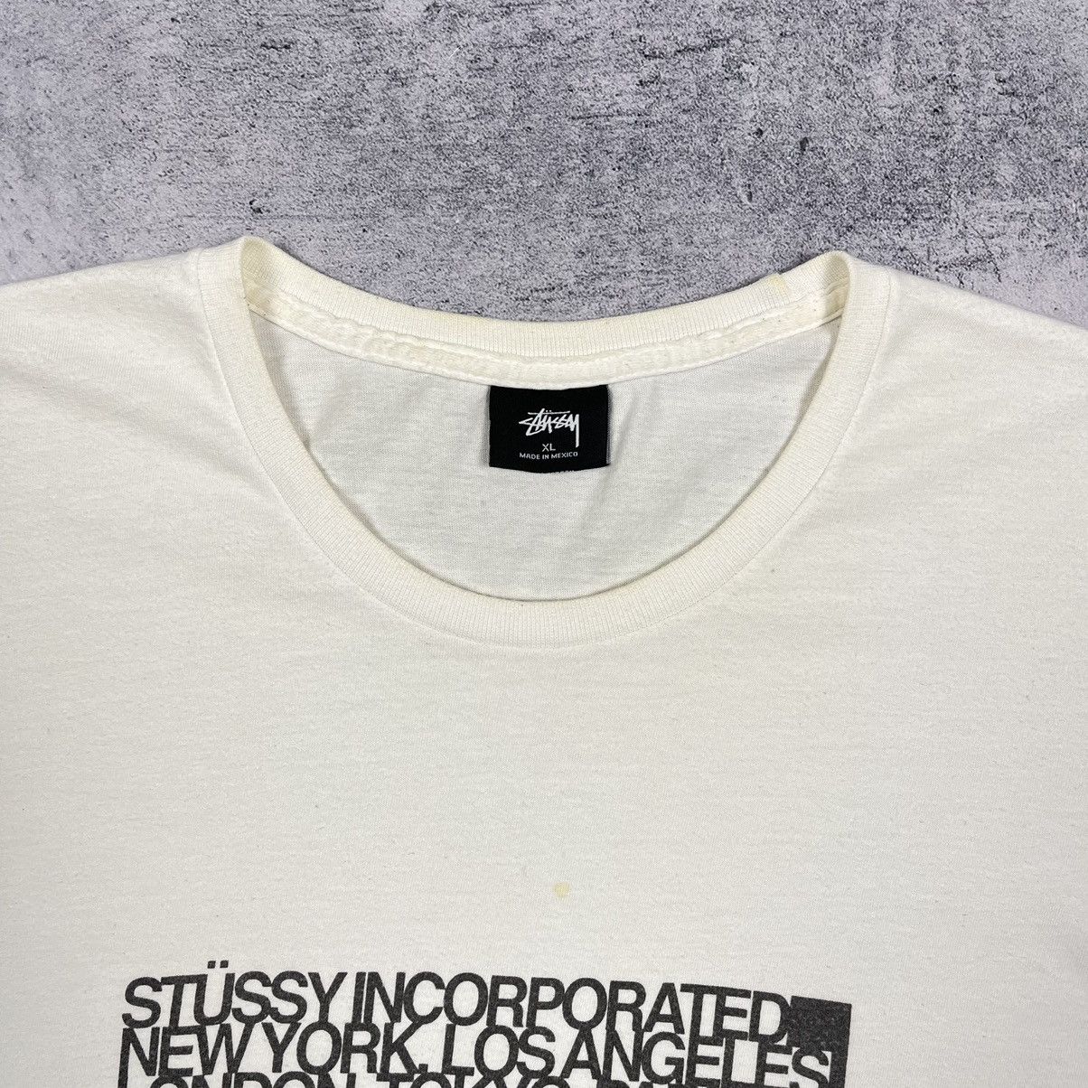 Stussy Vintage Stussy Incorporated Y2K Big Logo T Shirt 90’s Size US XL / EU 56 / 4 - 7 Thumbnail