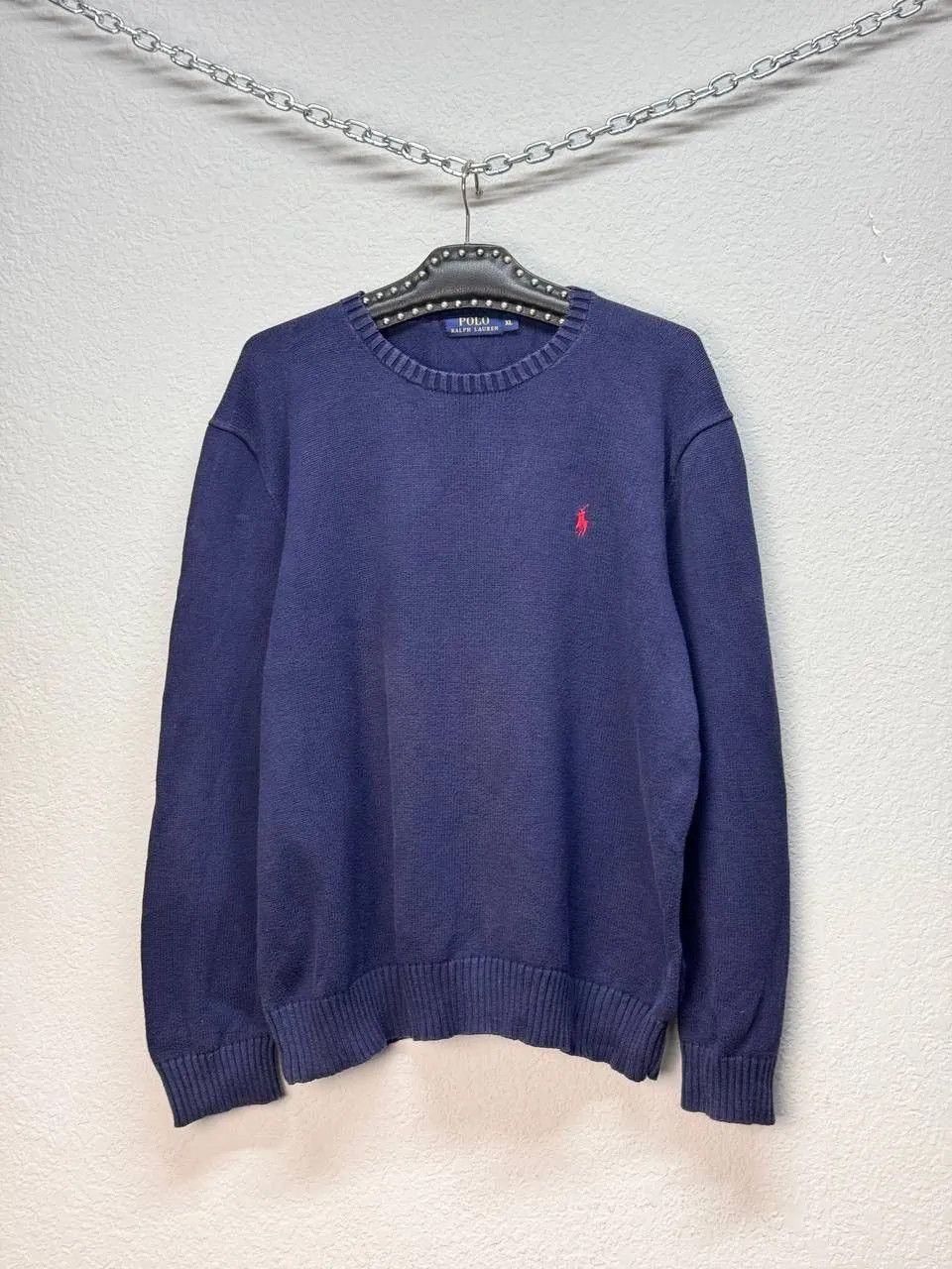 Polo Ralph Lauren × Ralph Lauren Polo Ralph Lauren Knitted Usa Sweater Y2K Japanese Style Size US XL / EU 56 / 4 - 1 Thumbnail