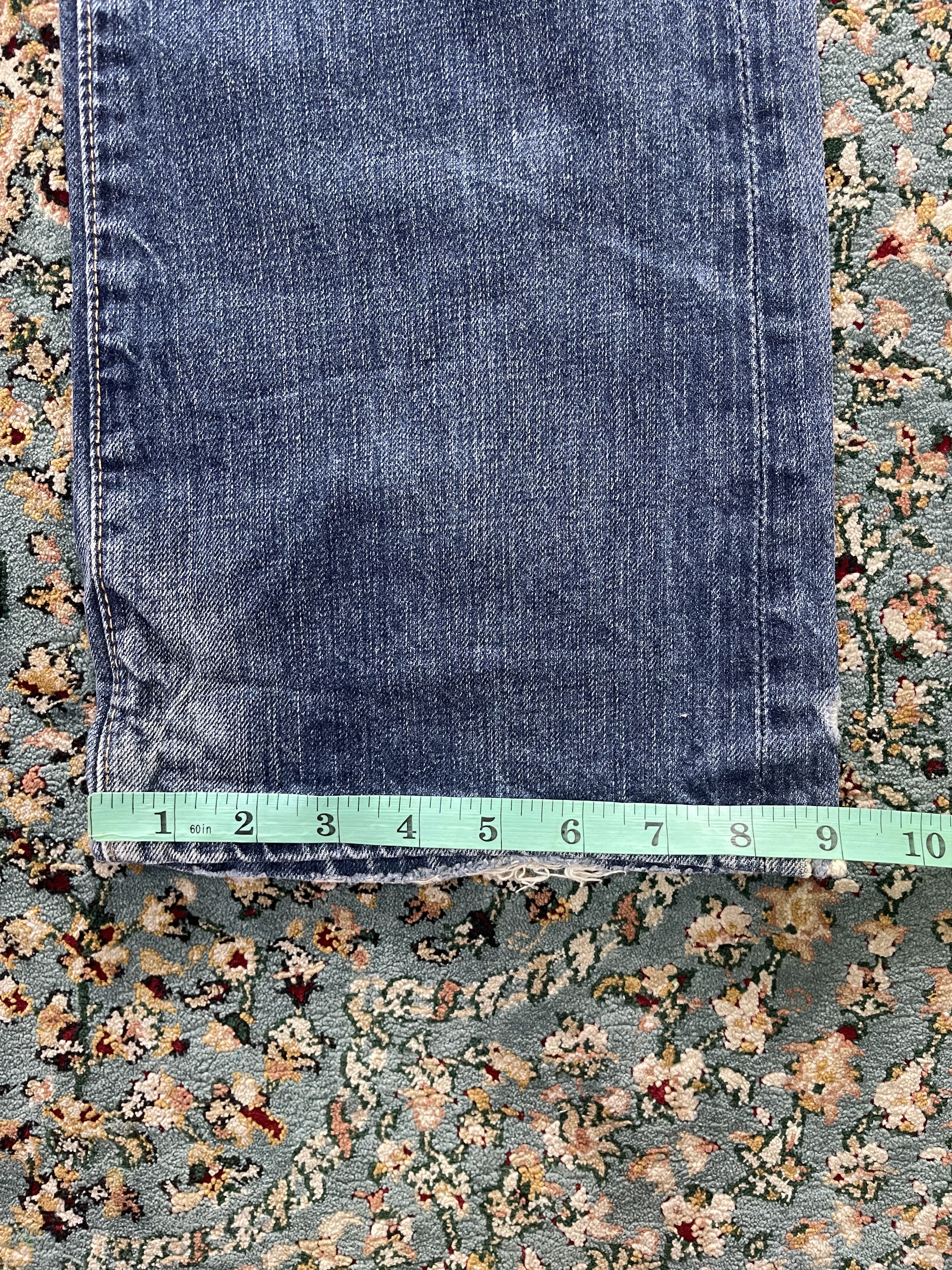 Abercrombie & Fitch A&F BAXTER Low Rise Slim Boot Denim Distressed Size 30x30 Size US 30 / EU 46 - 13 Thumbnail