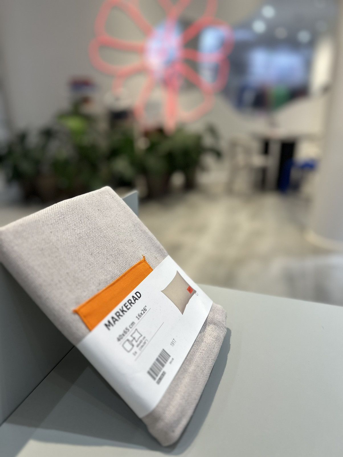 Virgil Abloh x IKEA MARKERAD クッション IKEA X VIRGIL ABLOH OFF WHITE 