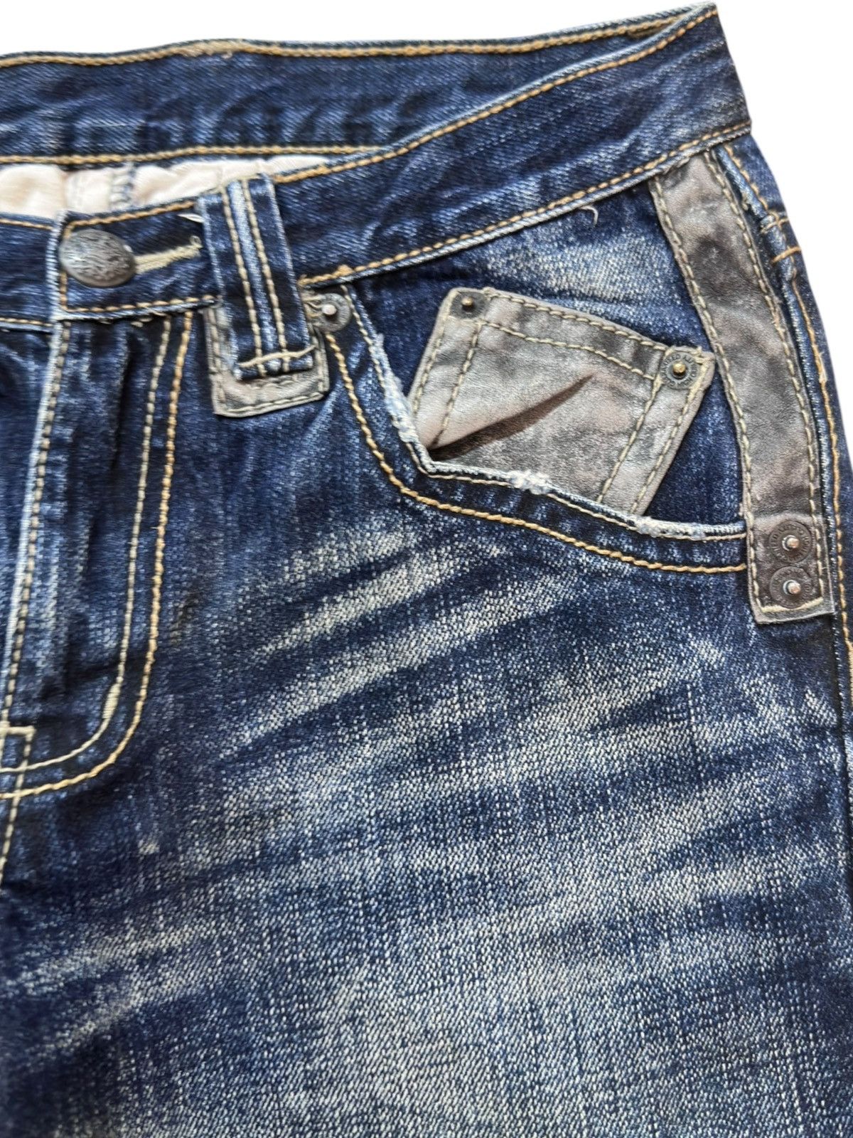 Hysteric Glamour Vintage Donon Whiskers Grunge Denim Size US 30 / EU 46 - 6 Thumbnail