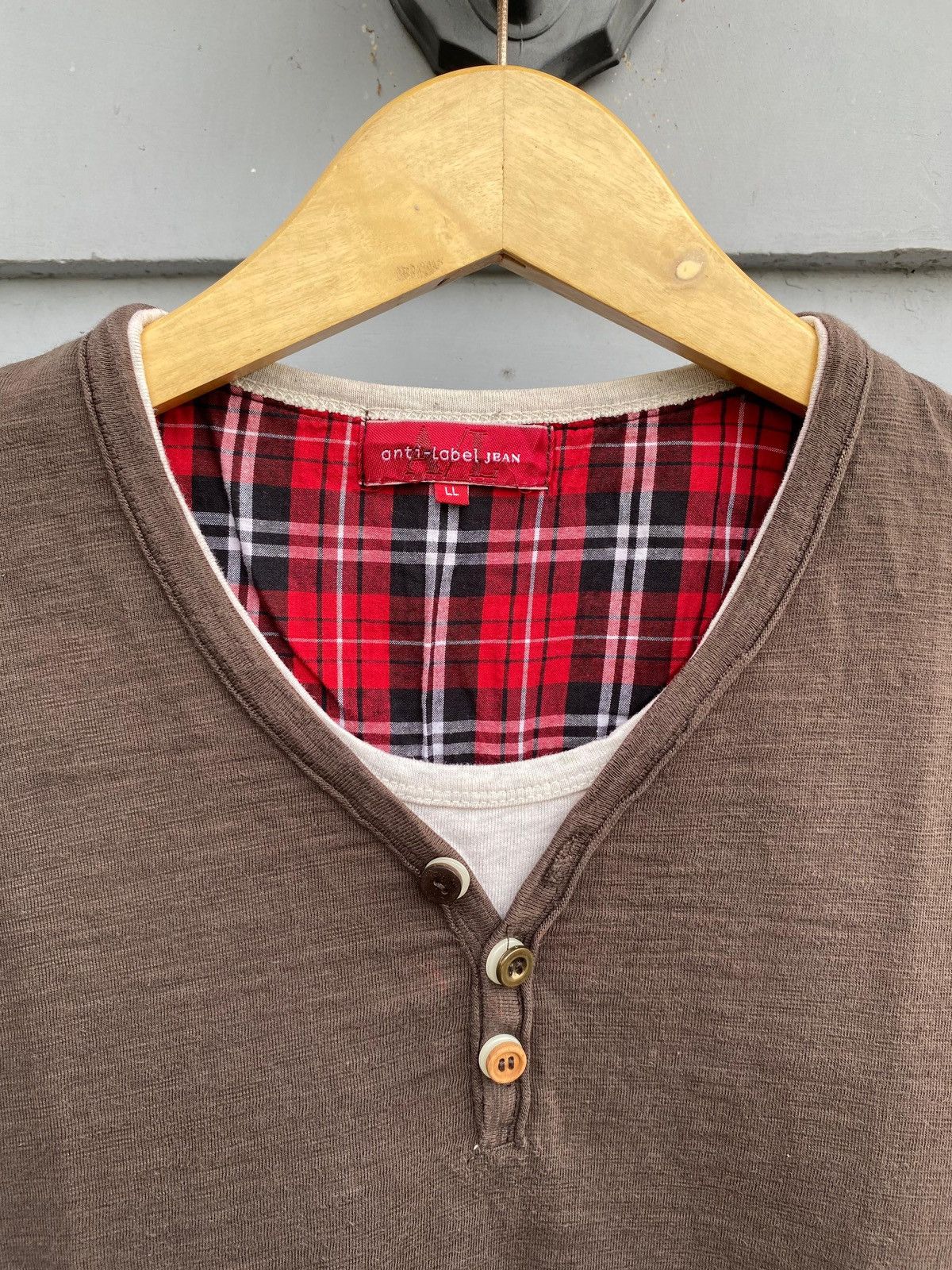 If Six Was Nine anti-label Jean Distressed Layered Grunge Plaid Inner Detail Size US XL / EU 56 / 4 - 2 Thumbnail