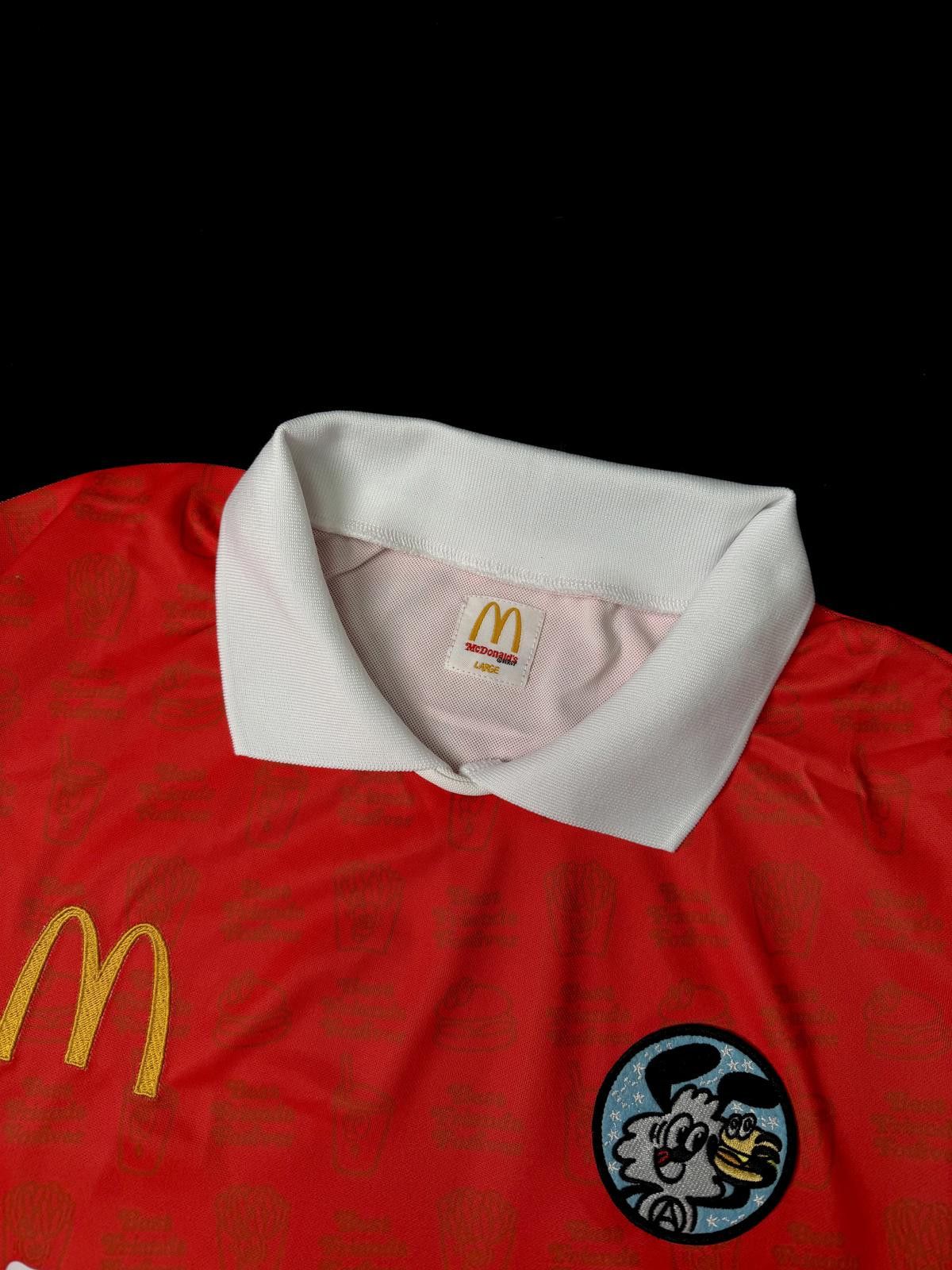 Verdy Deadstock Retro Verdy x McDonald’s Jersey Red Large Size US L / EU 52-54 / 3 - 3 Thumbnail