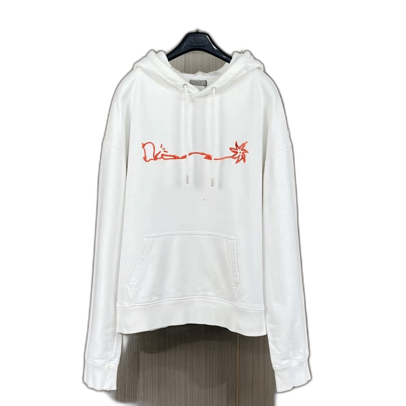 Dior Dior Embroidered Letter Hoodie-yf Size US XL / EU 56 / 4 - 1 Thumbnail