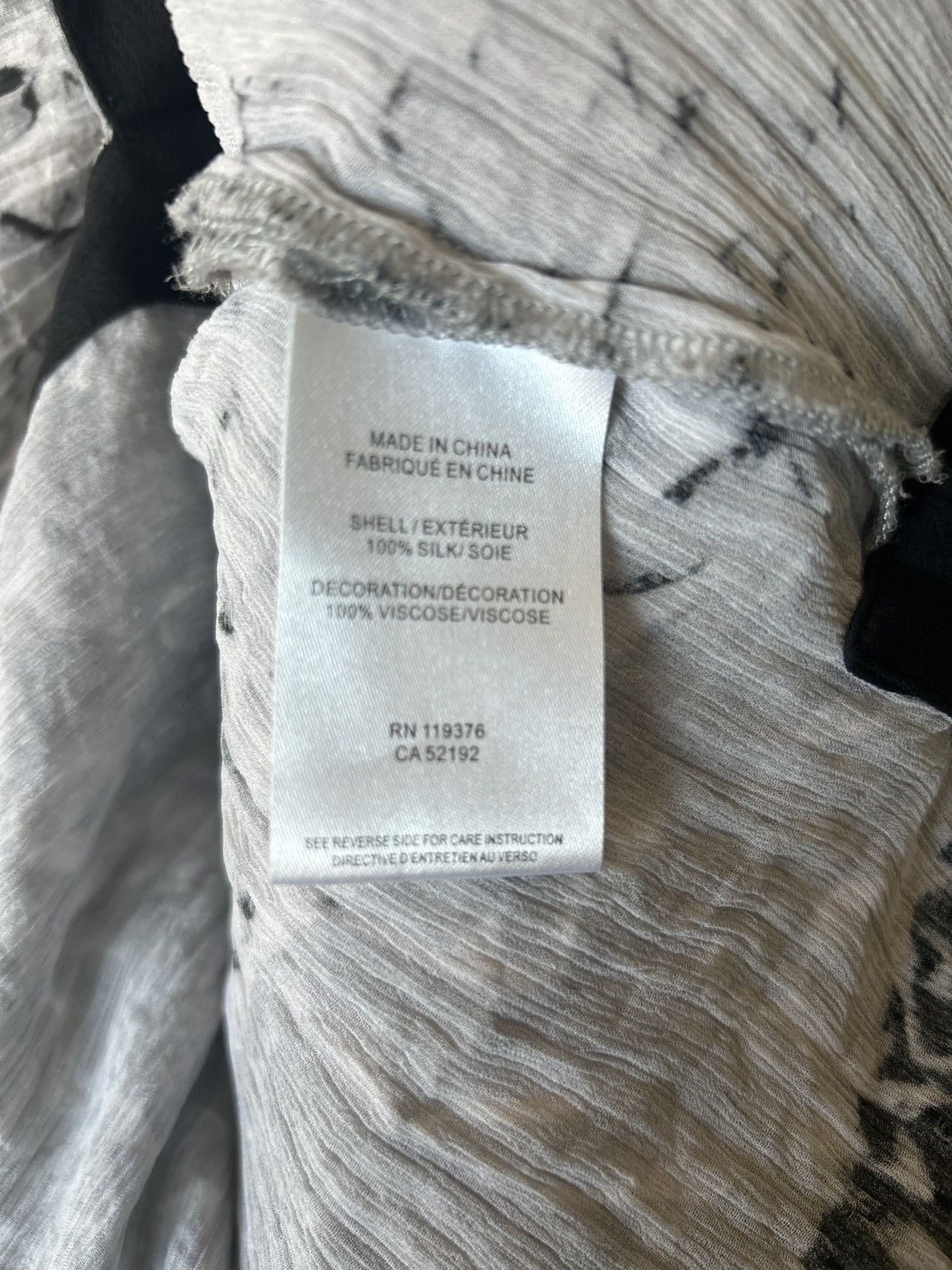 Helmut Lang HELMUT LANG | Crinkled blouse | Size Medium Size M / US 6-8 / IT 42-44 - 5 Thumbnail