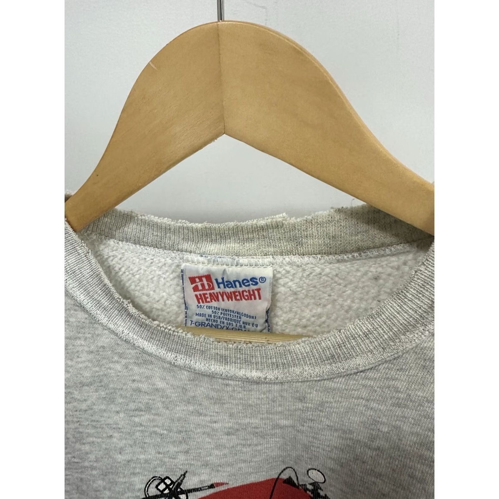 Hanes VTG 90s OSSI Data Storage Sweatshirt XL Gray Mens Hanes Pullover Dressing 90s Open Systems Solutions OSSI WANG Size US XL / EU 56 / 4 - 4 Thumbnail