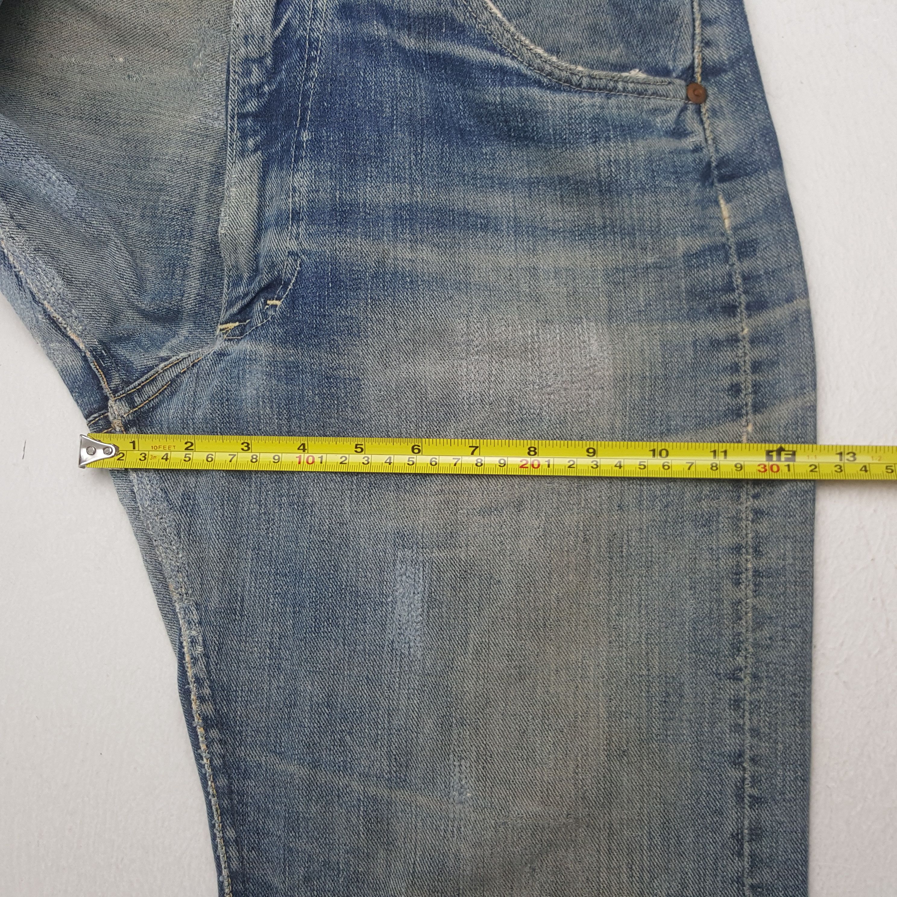 Lee Vintage 90's Lee Riders American Distressed Denim Jeans RR14 Size US 29 - 11 Thumbnail