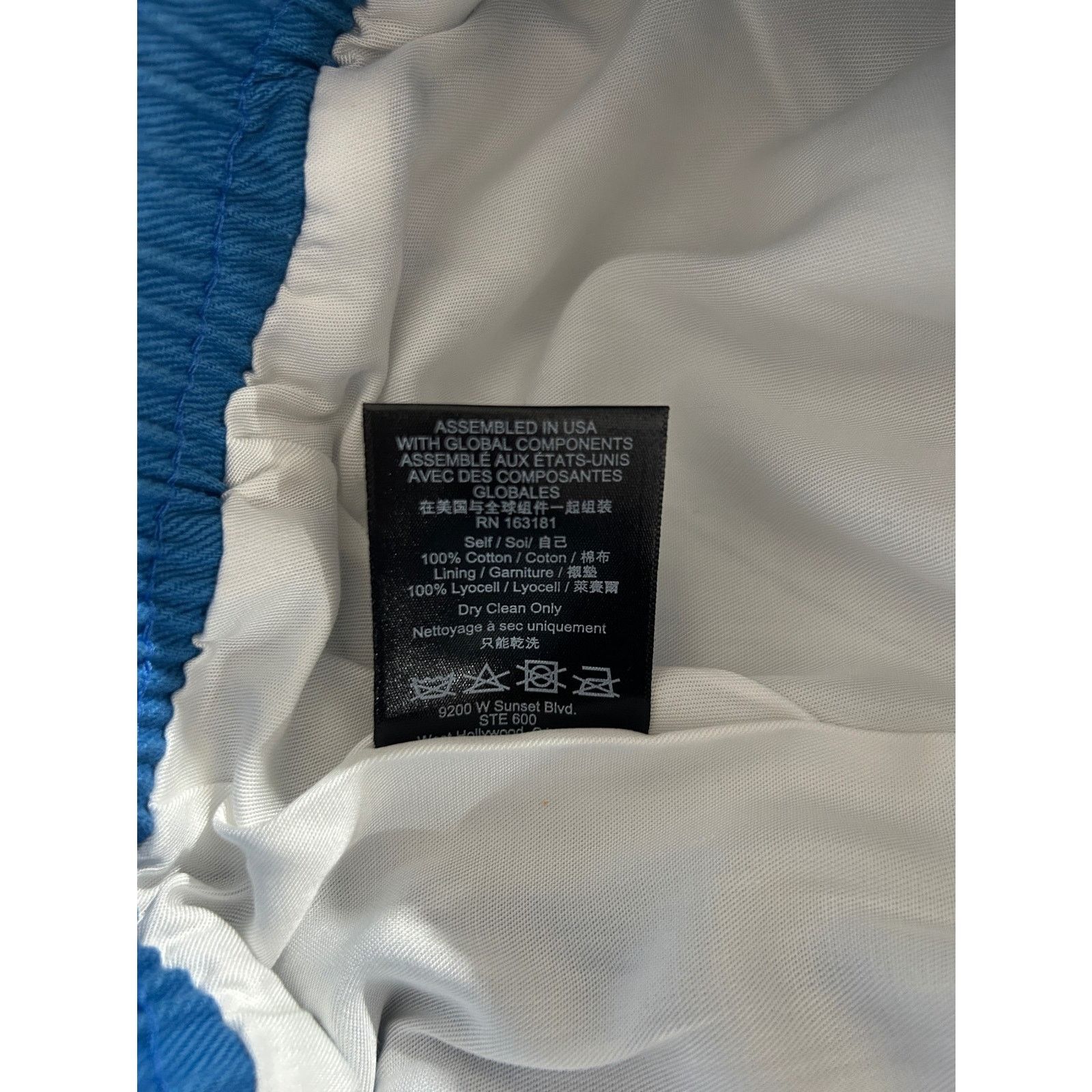 Rhude RHUDE BANDANA SHORTS 'MARINE BLUE' SIZE MEDIUM PREOWNED Size US 26 / EU 42 - 5 Thumbnail