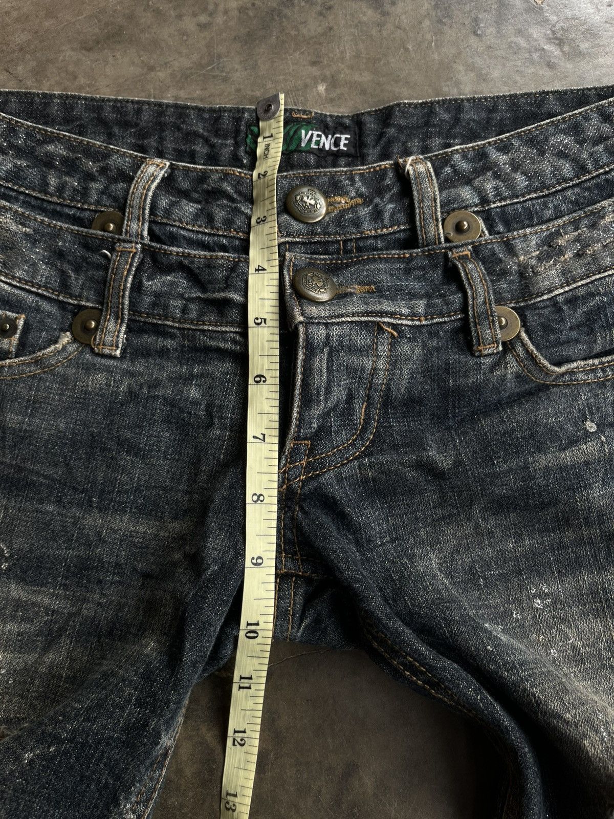 Isamu Katayama Backlash 2000s JAPANESE VENCE DISTRESSED FLARE BOOTCUT PANTS DENIM Size US 29 - 14 Thumbnail