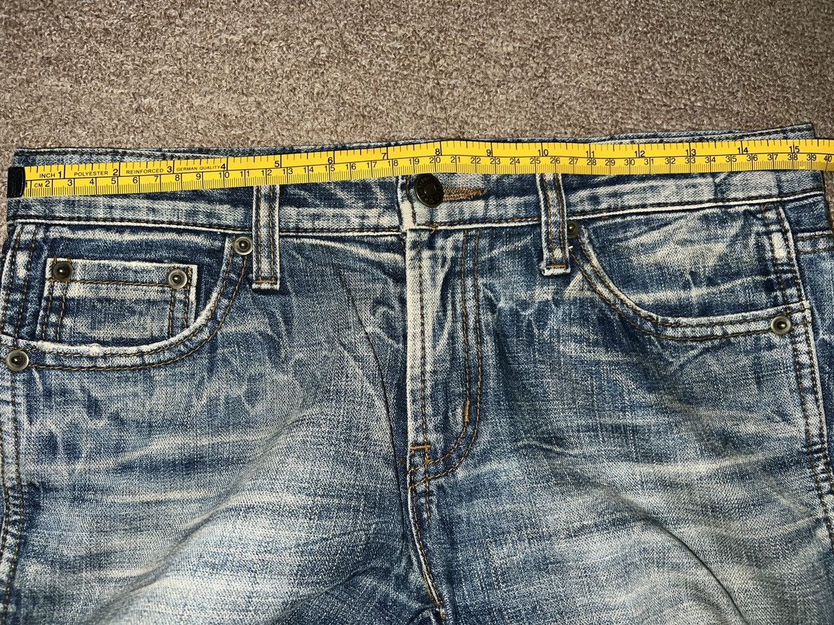 Japanese Brand Flare Jeans Japan Bootcut Distressed Denim Jeans 30x30.5 Size 31" - 11 Thumbnail
