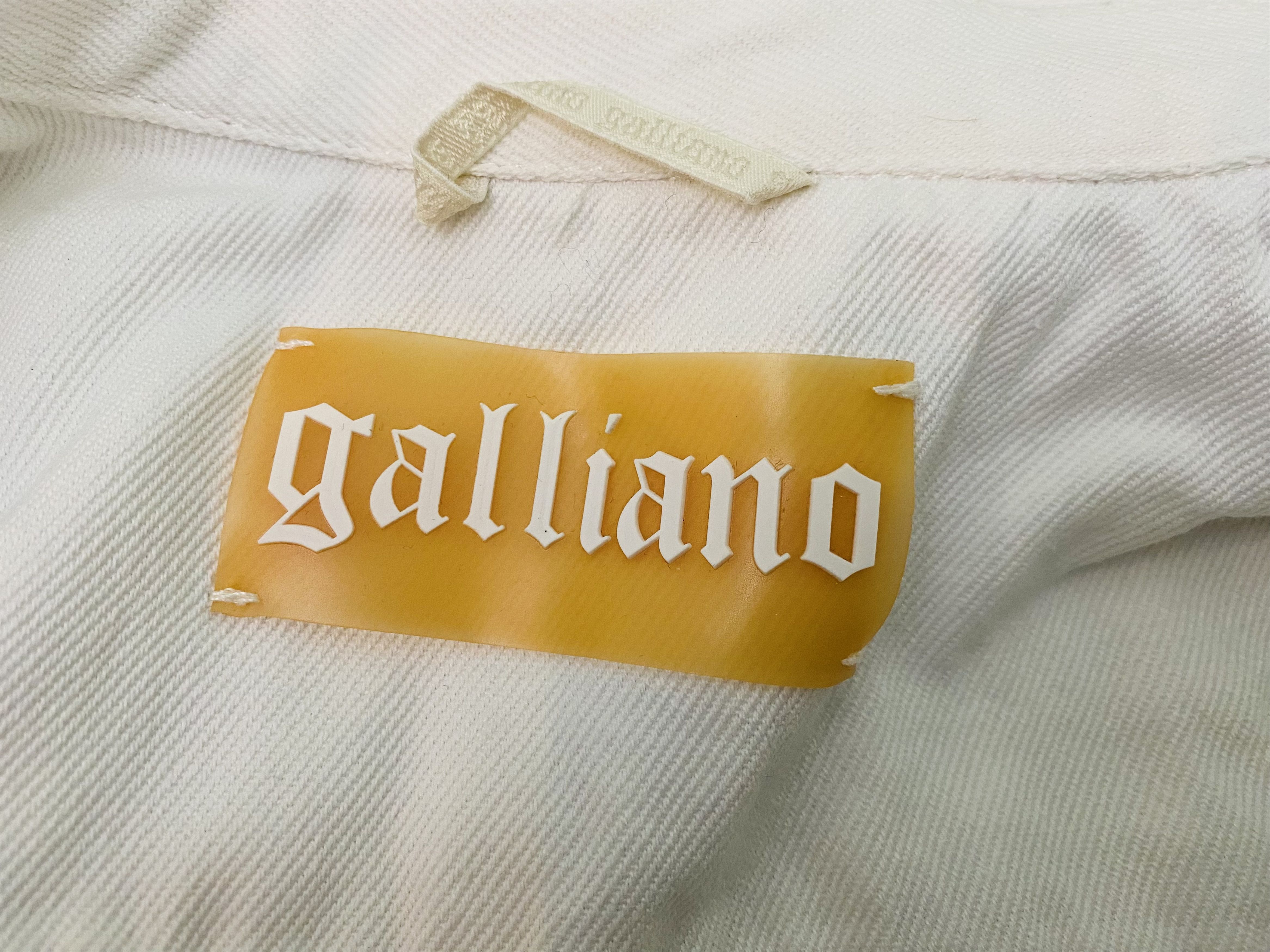 John Galliano John Galliano Crochet Lace Denim Jacket XS X-small Small Size XS / US 0-2 / IT 36-38 - 9 Thumbnail