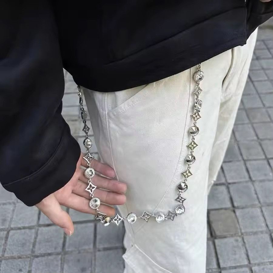 Japanese Brand × Jewelry New petals Four leaf clover neutral jeans Chain Size ONE SIZE - 1 Thumbnail