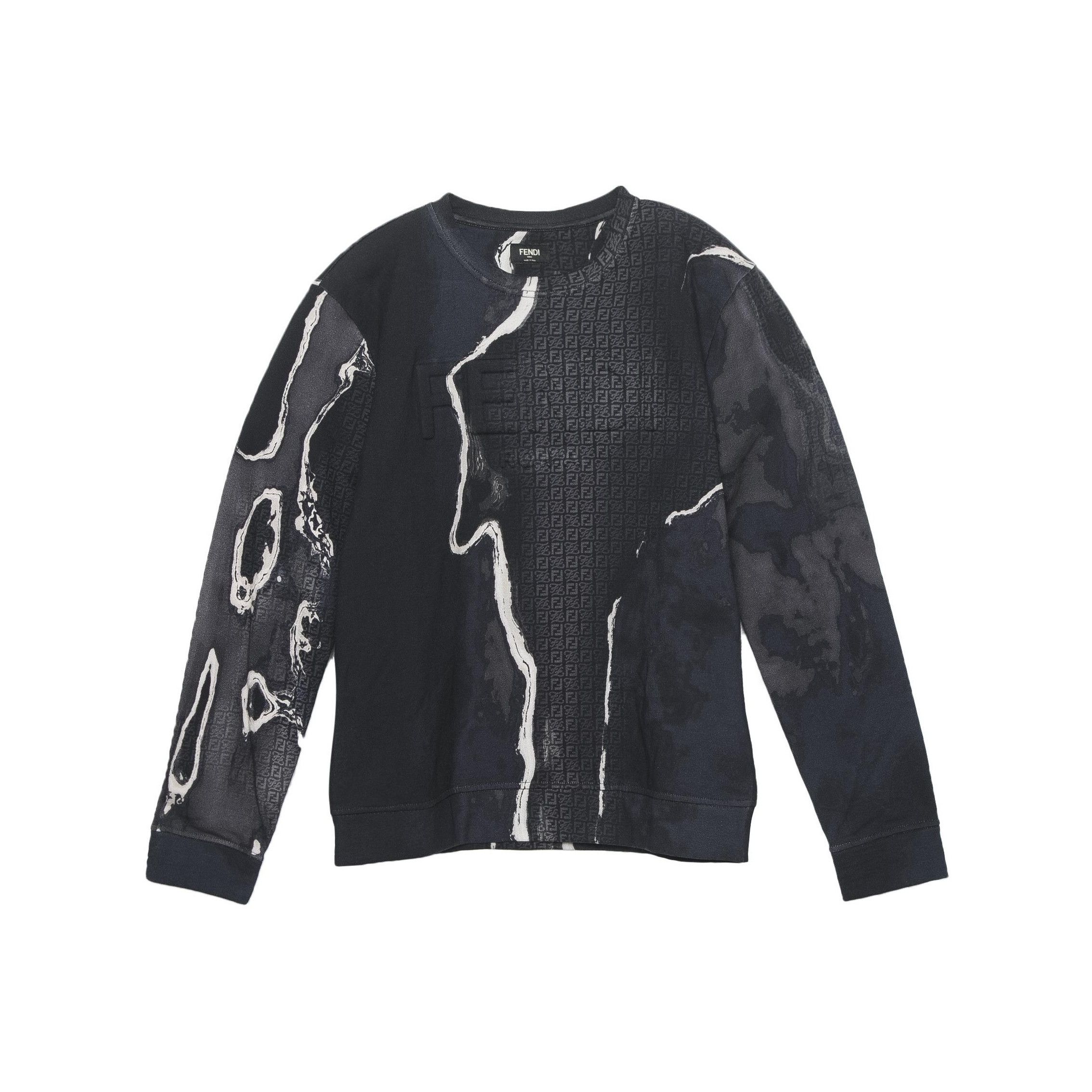 Fendi Fendi Monogram Pattern Sweatshirt Size M Size US M / EU 48-50 / 2 - 1 Thumbnail