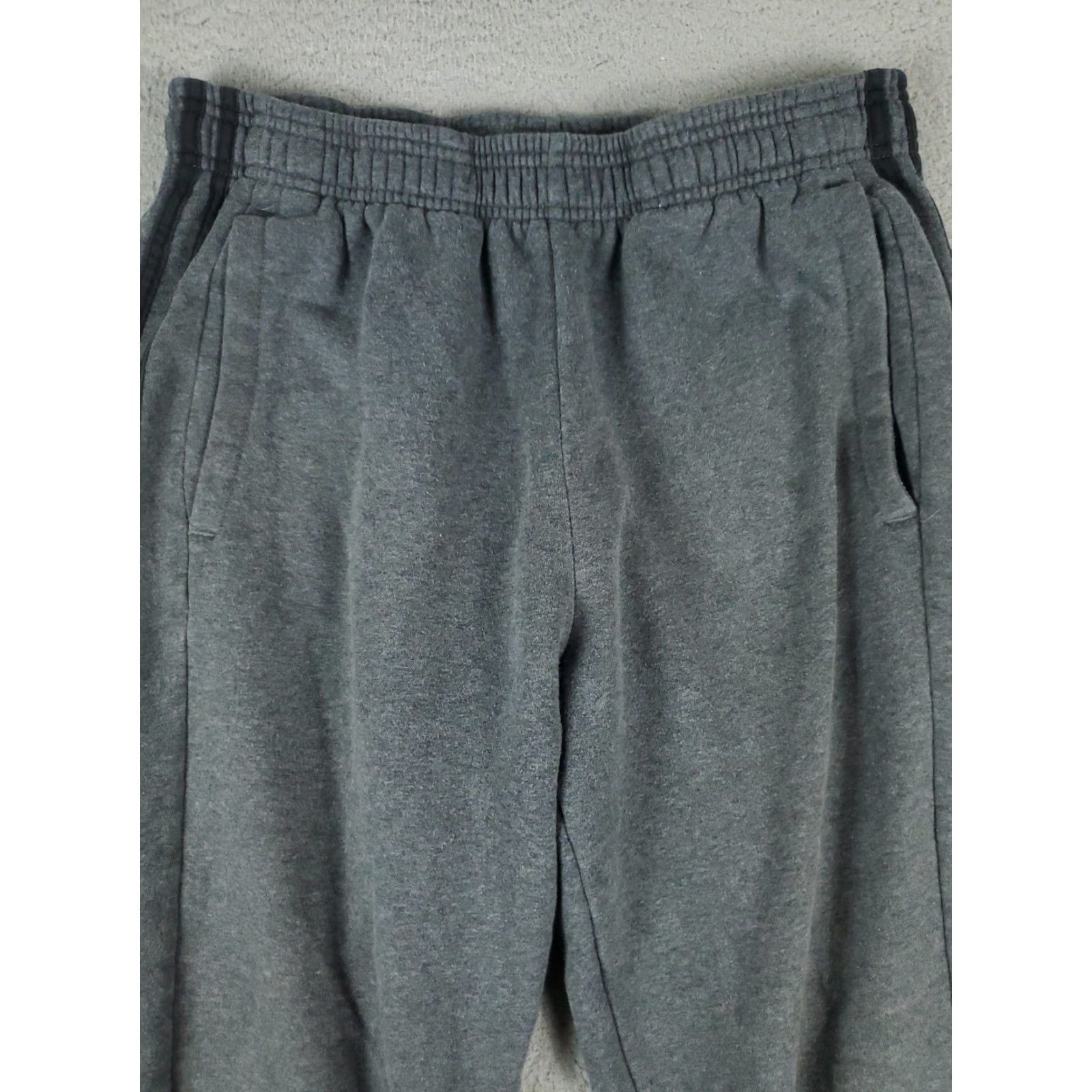 Adidas Adidas Pants Mens Medium Gray Running Track Joggers Sweatpants Size US 31 - 2 Thumbnail