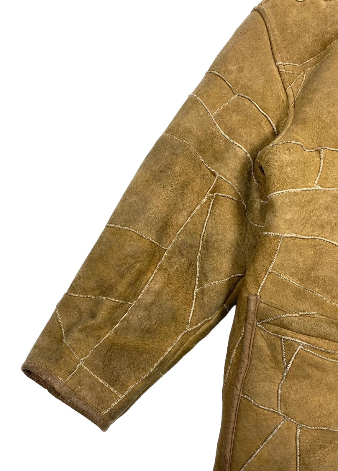 Hai Sporting Gear Hai Sporting Gear Issey Shearling B3 Patch Work Jacket Size US M / EU 48-50 / 2 - 12 Thumbnail