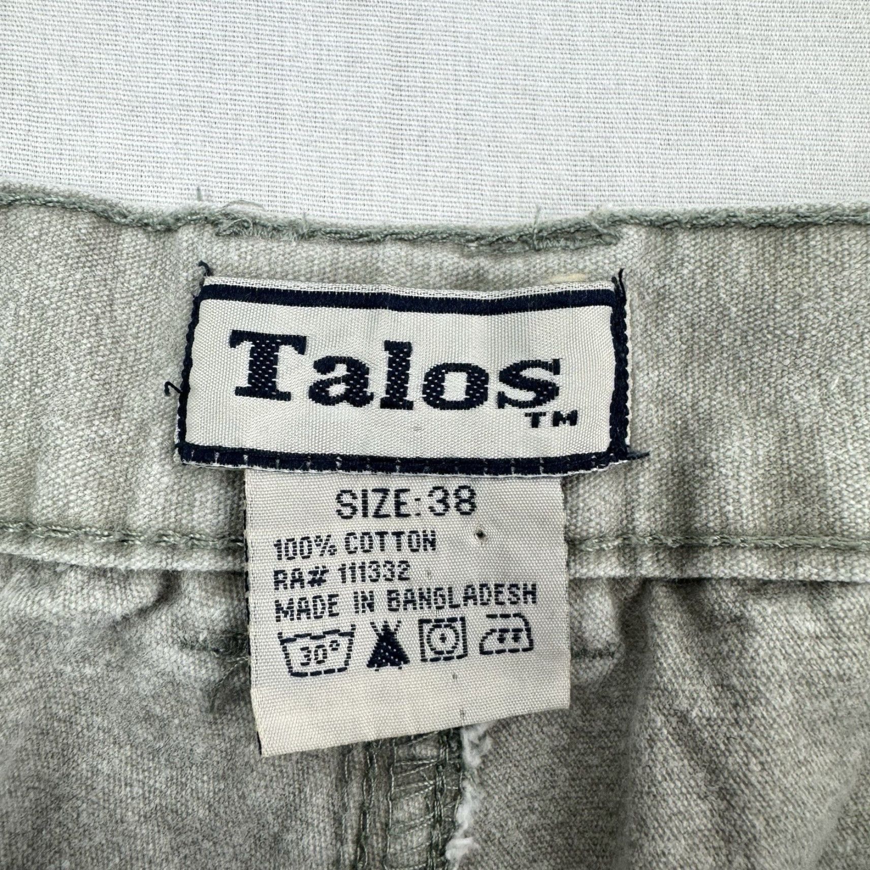 Vintage VINTAGE Talos Cargo Shorts Men 38 Gray 90s Outdoor Safari Hunting Fishing Nature Casual Workwear Travel Size US 38 / EU 54 - 3 Thumbnail