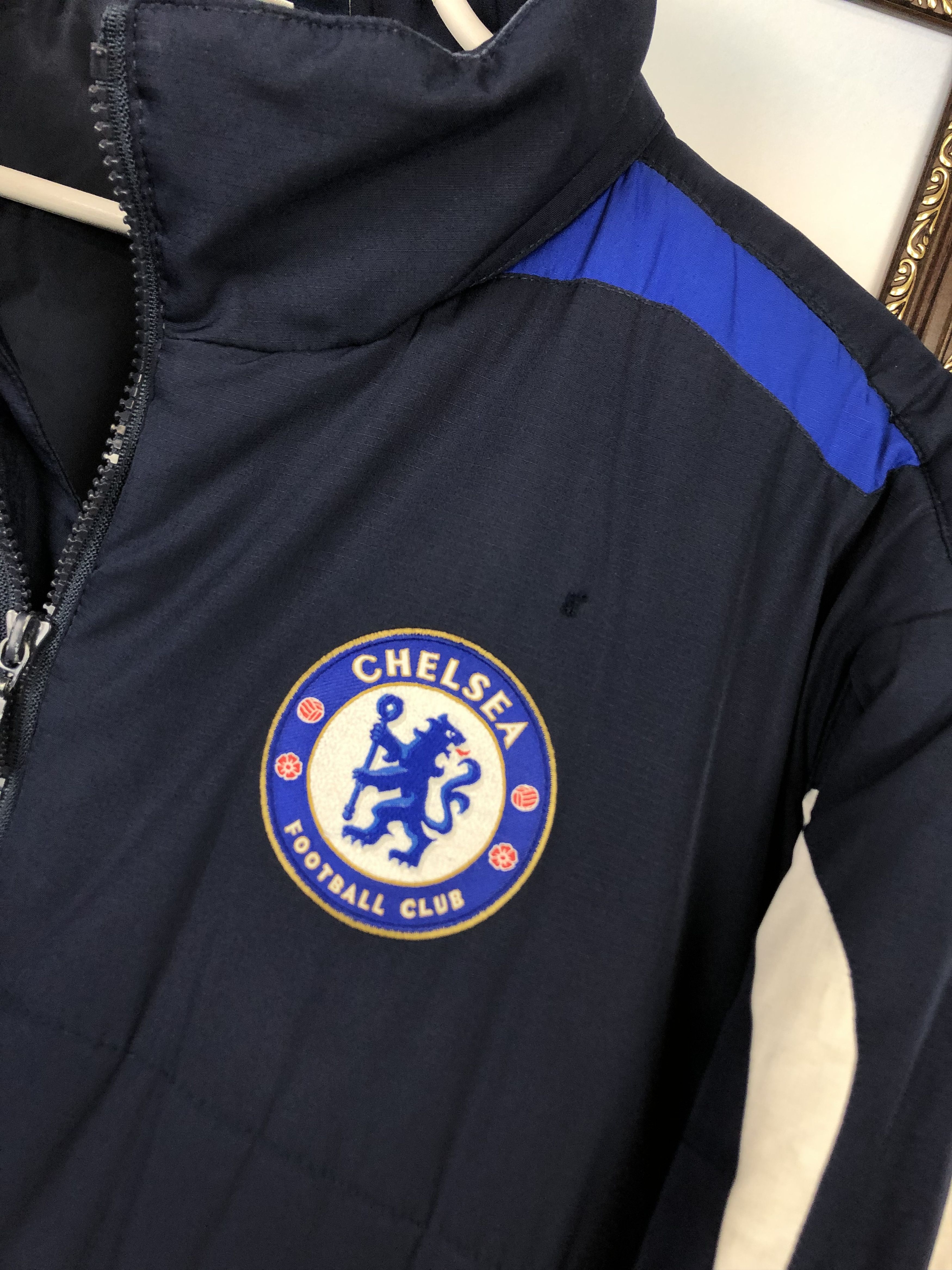 Umbro Vintage Umbro Chelsea Football Jacket Soccer Bomber Mens Size US M / EU 48-50 / 2 - 2 Thumbnail