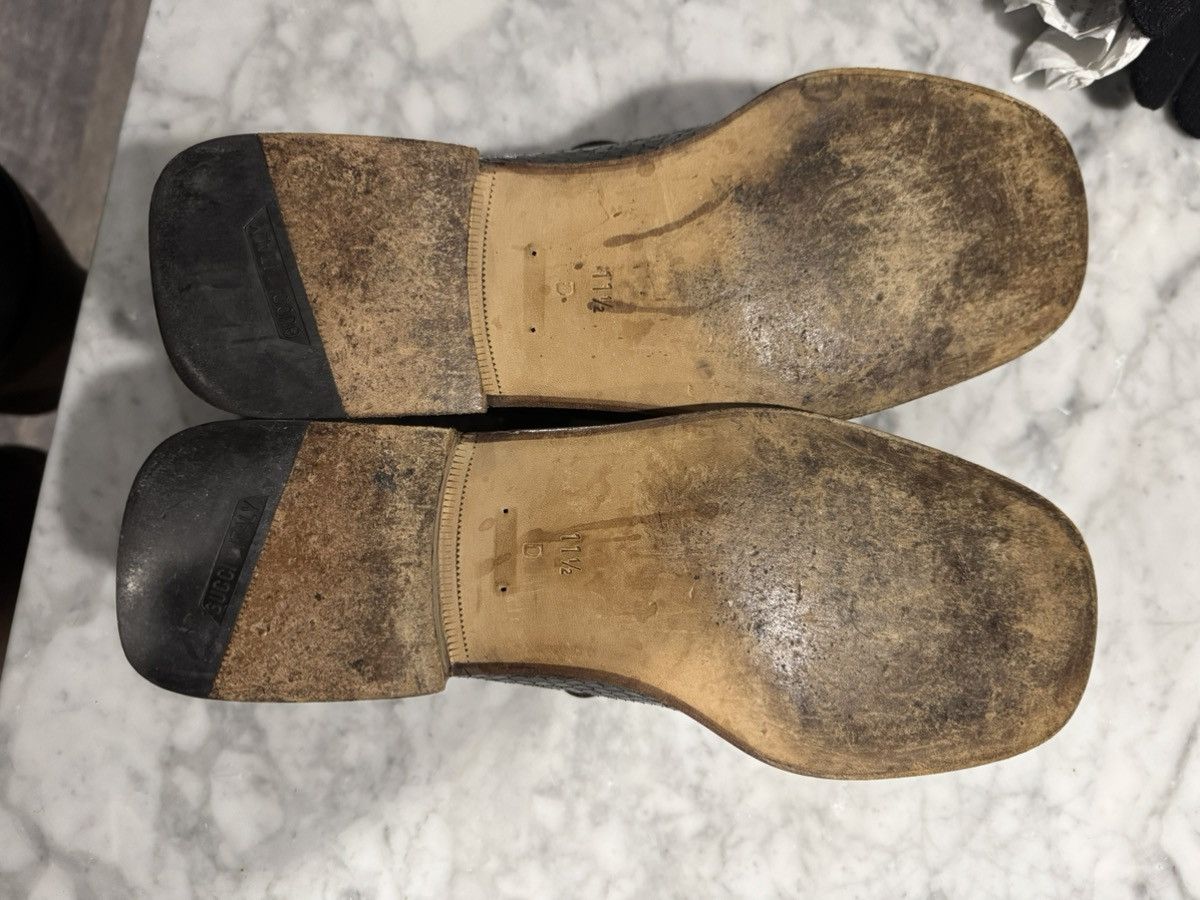 Gucci Gucci Runway Vintage Python Skin Loafers- Brown Iridescent Size US 11.5 / EU 44-45 - 4 Thumbnail