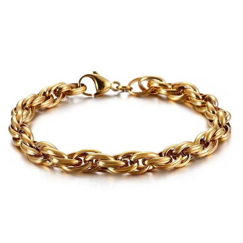 Jewelry Golf Color Charm Bracelet in Gold, Men's