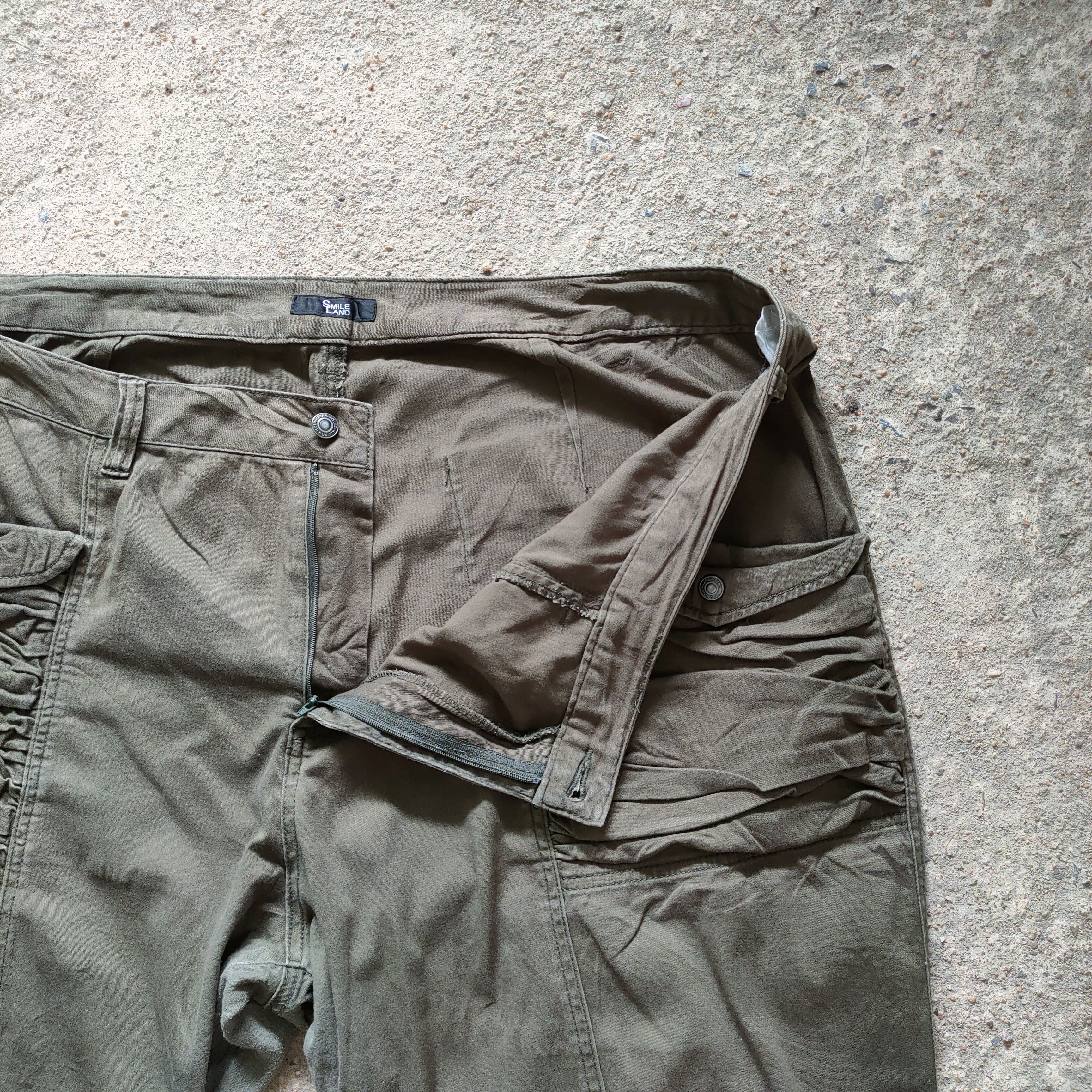 Japanese Brand × Vintage SIZE 46!! VINTAGE SMILE LAND CARGO PANTS Size US 44 / EU 60 - 7 Thumbnail