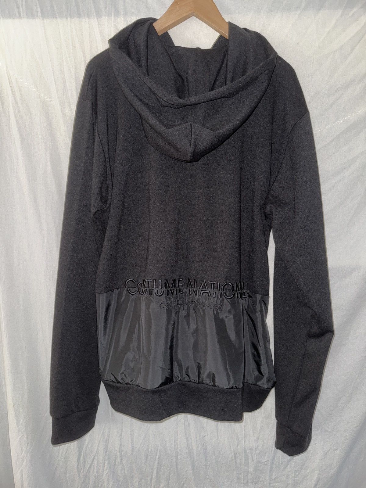 Costume National Costume national black extended pocket embroidery hoodie Size US L / EU 52-54 / 3 - 2 Thumbnail