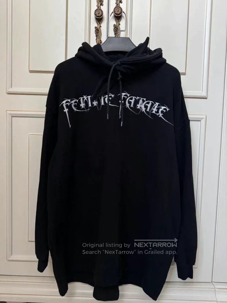 Balenciaga Ladies Logo Letter Hoodie