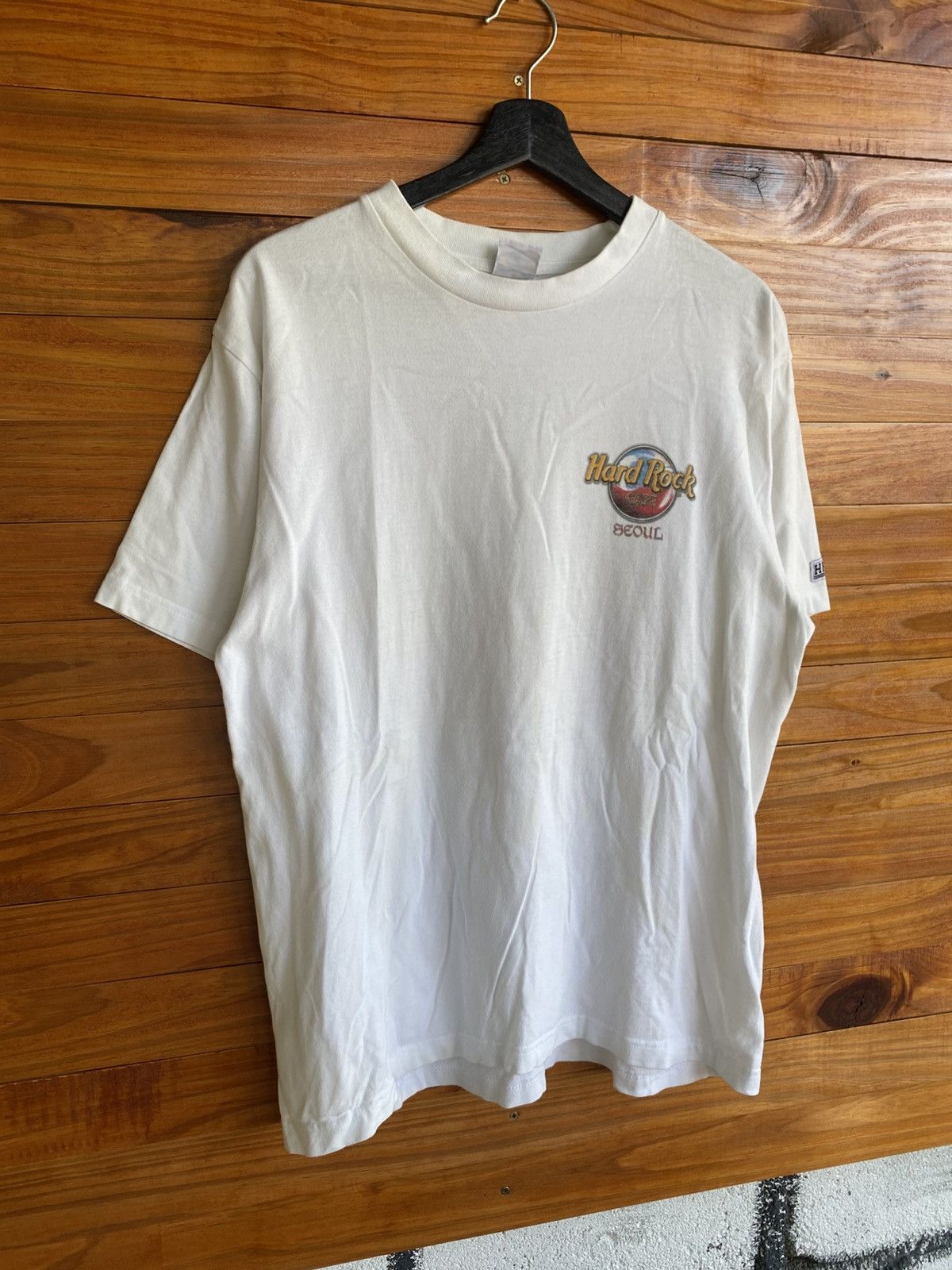 Hard Rock Cafe Vintage Hard Rock Cafe Seoul T-Shirt White 90s Collectible Size US M / EU 48-50 / 2 - 11 Thumbnail