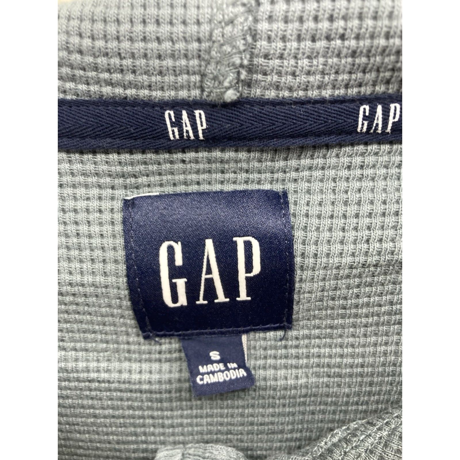 Gap Gap Waffle Henley Hoodie Shirt Men Size Small Gray Long Sleeve Pullover NWT Size US S / EU 44-46 / 1 - 7 Thumbnail