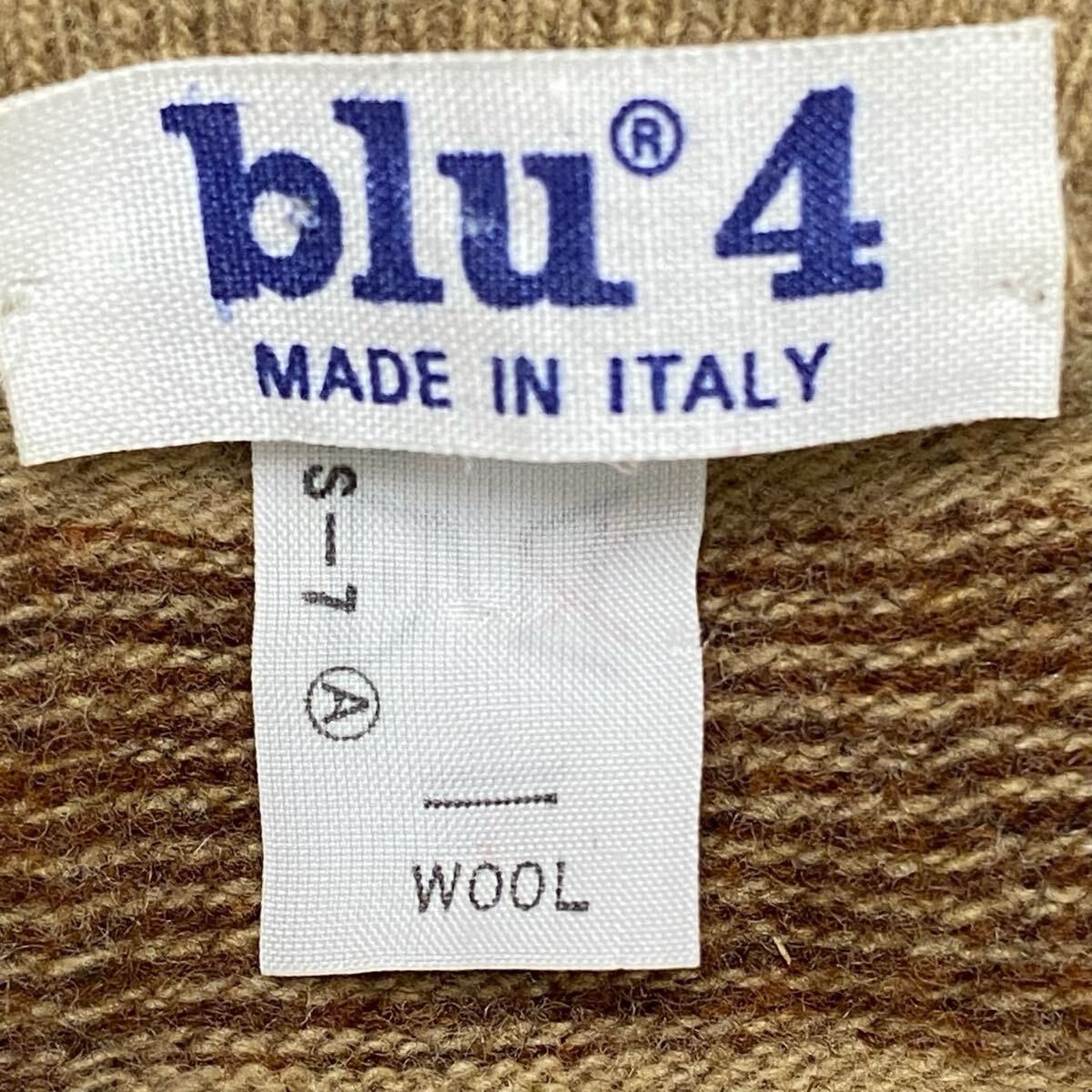 Italian fencing Shirt Cardigan Striped Wool Collared y2k