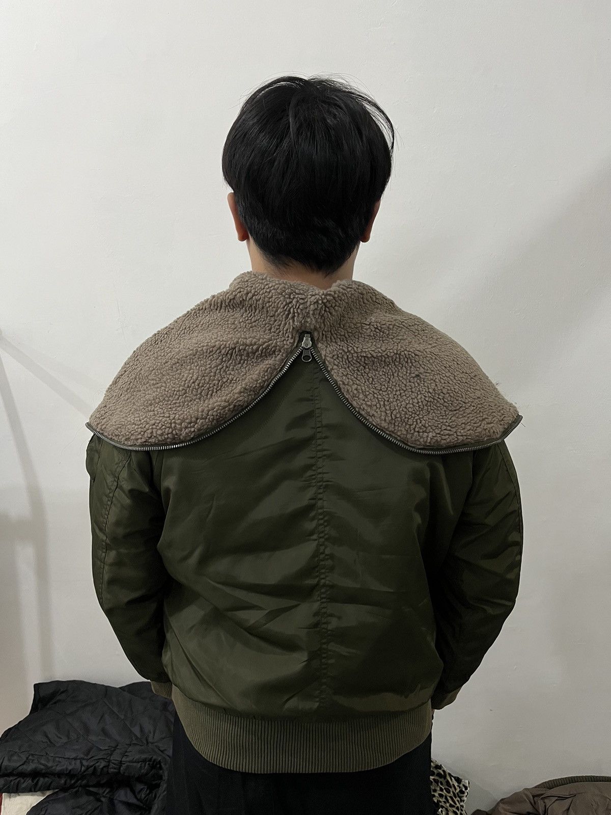 If Six Was Nine × Japanese Brand × Le Grande Bleu (L.G.B.) 2000s Bomber N2B Type KMRii Style Faux Fur Jacket Size US L / EU 52-54 / 3 - 12 Thumbnail