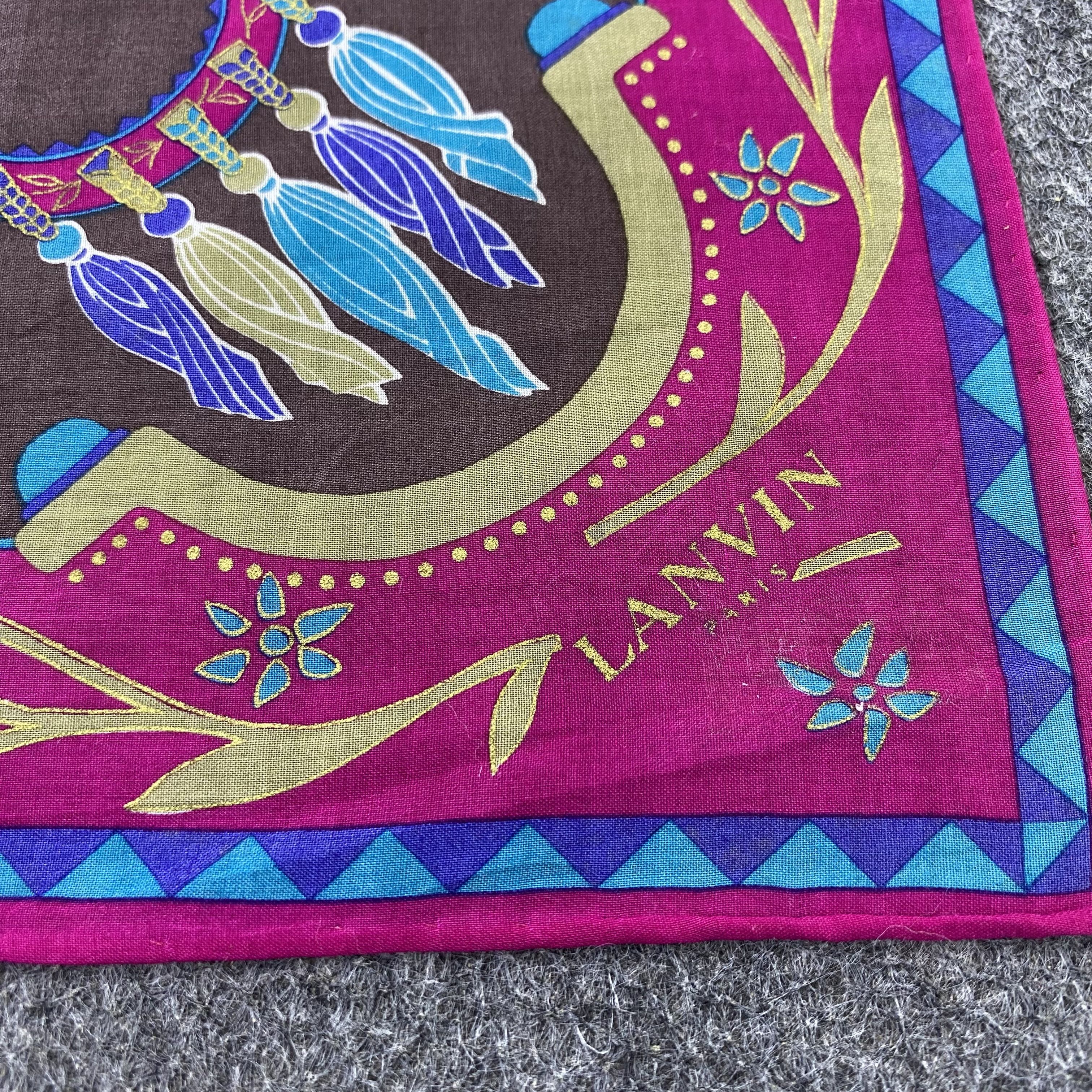 Lanvin Lanvin Handkerchief / Bandana / Neckerchief-B2135 Size ONE SIZE - 7 Thumbnail