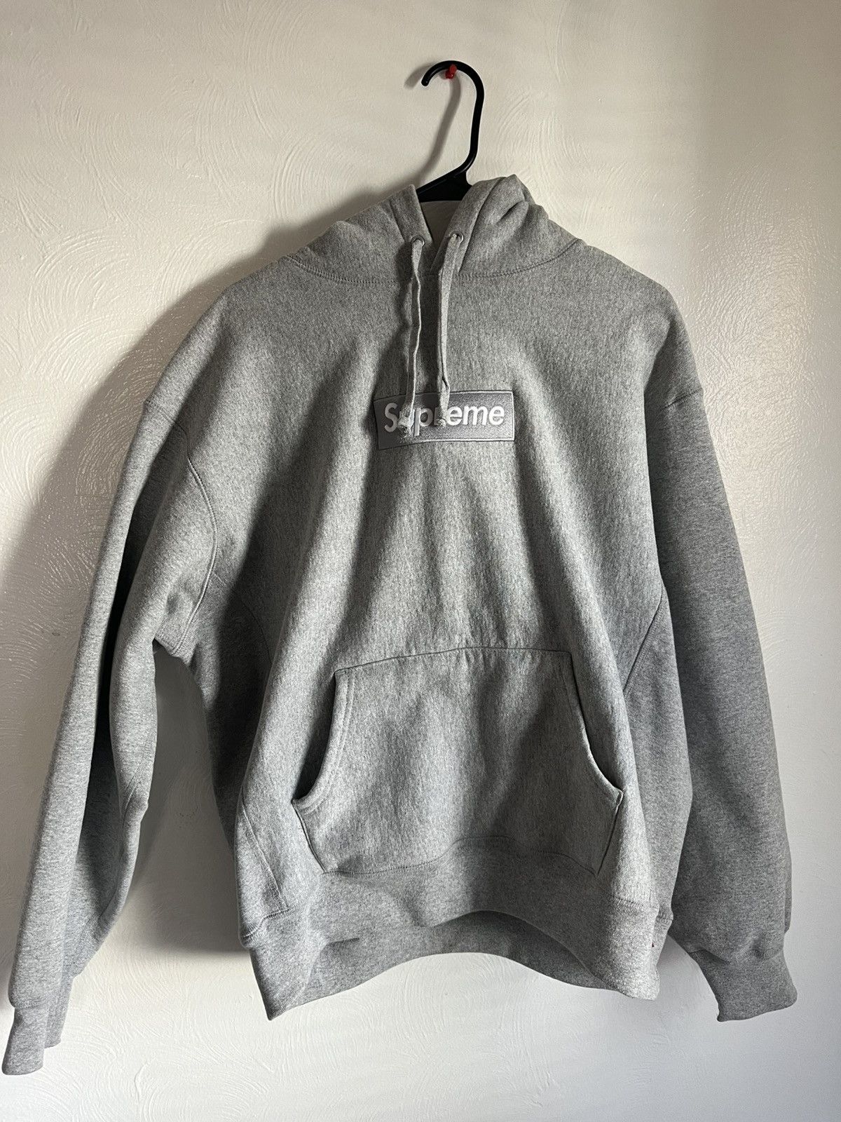 Supreme Supreme Box Logo (FW24) Heather Grey Size US M / EU 48-50 / 2 - 1 Thumbnail