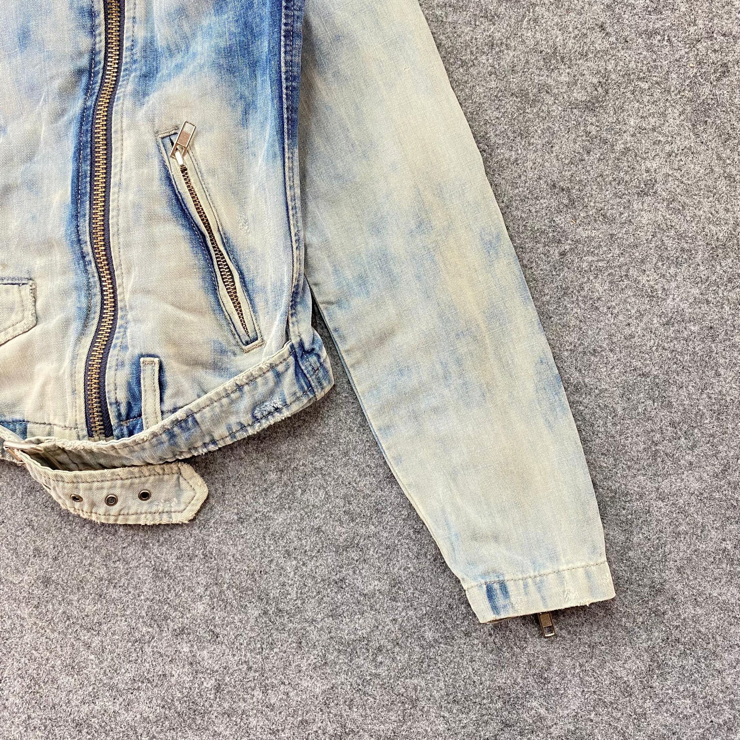 Diesel Vintage Diesel Industry Punk Denim Jacket Size L / US 10 / IT 46 - 11 Thumbnail