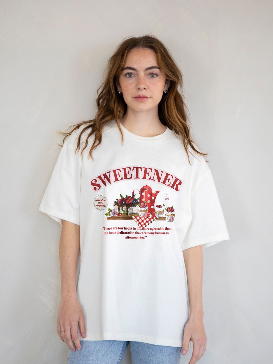 Vintage Sweetener Unisex T-Shirt, Aesthetic Graphic Tee Size XS / US 0-2 / IT 36-38 - 1 Thumbnail