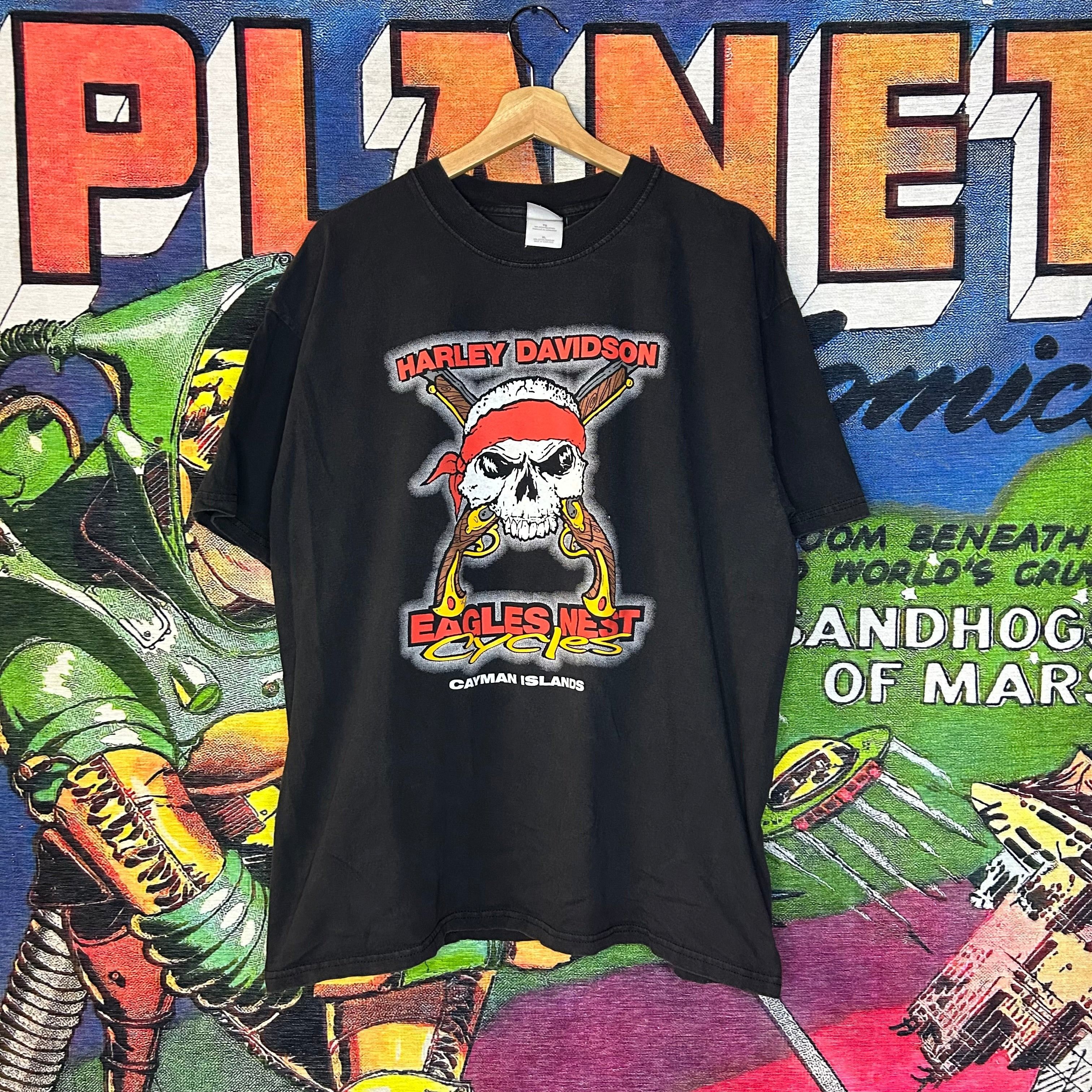 Harley Davidson × Vintage Y2K Harley Davidson Pirate Tee Size XL Size US XL / EU 56 / 4 - 1 Thumbnail