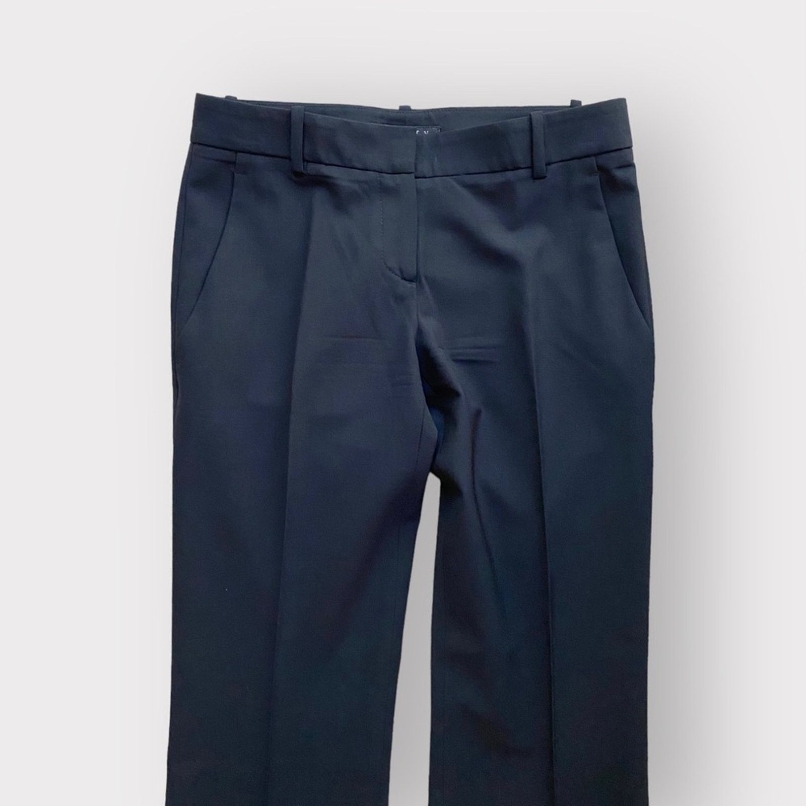Theory Theory Demitria 4 Stretch-Wool Flared Pants Black Size 24" / US 00 / IT 34 - 3 Thumbnail