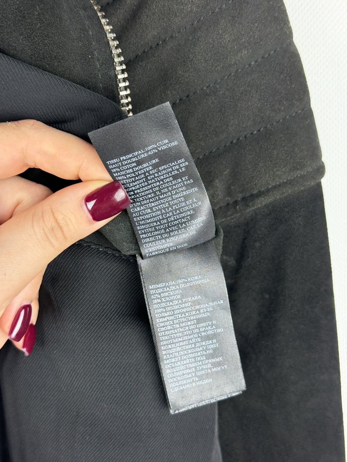 Allsaints Allsaints Imagara Suede Biker Men’s Leather Jacket Size XS Size US XS / EU 42 / 0 - 22 Thumbnail