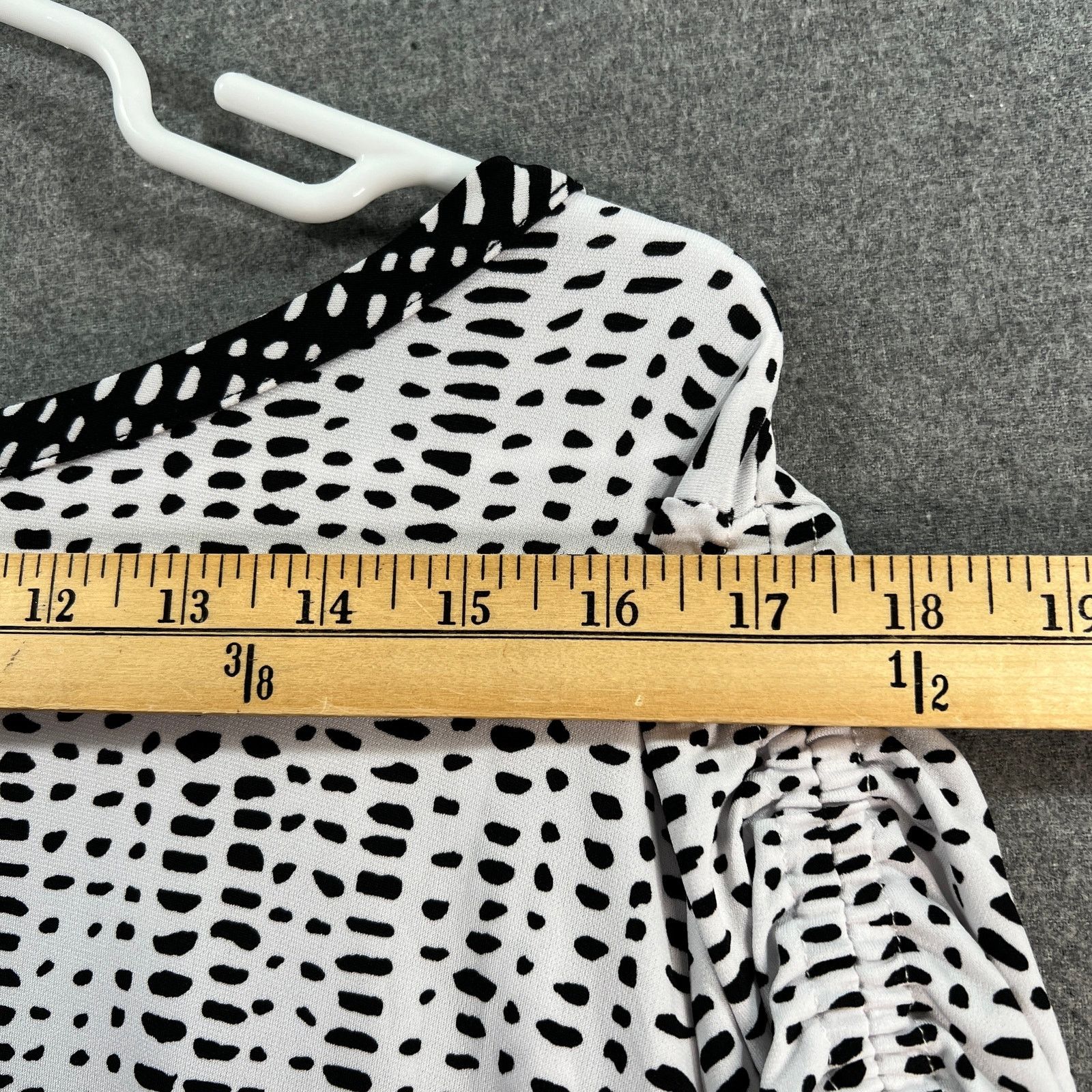 Other Susan Graver Printed Liquid Knit Top with Ruched Size XL / US 12-14 / IT 48-50 - 4 Thumbnail