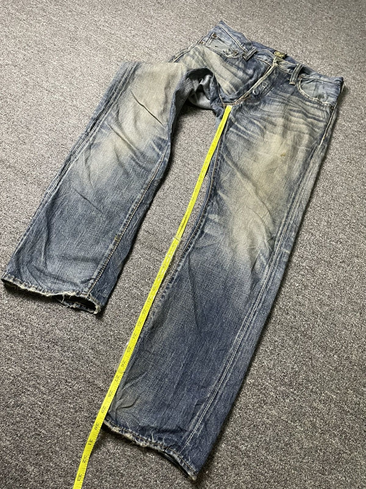 Japanese Brand × Vintage Cootie Production 00’s Distressed Denim Jeans (106) Size US 31 - 5 Thumbnail