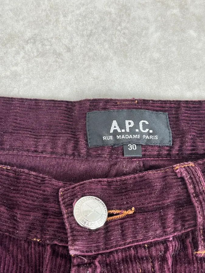 A.P.C. A.P.C. Purple Corduroy Slim Pants Size 26" / US 2 / IT 38 - 11 Thumbnail