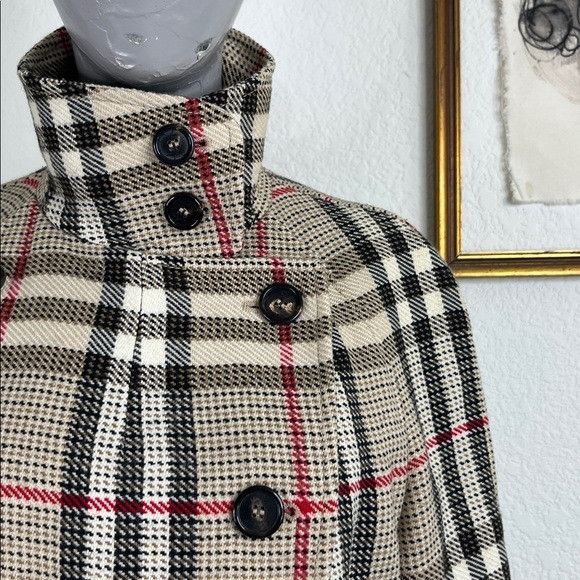 Burberry Burberry Longdon VTG 00's Nova Check Peacoat Double Breasted Size L / US 10 / IT 46 - 2 Thumbnail