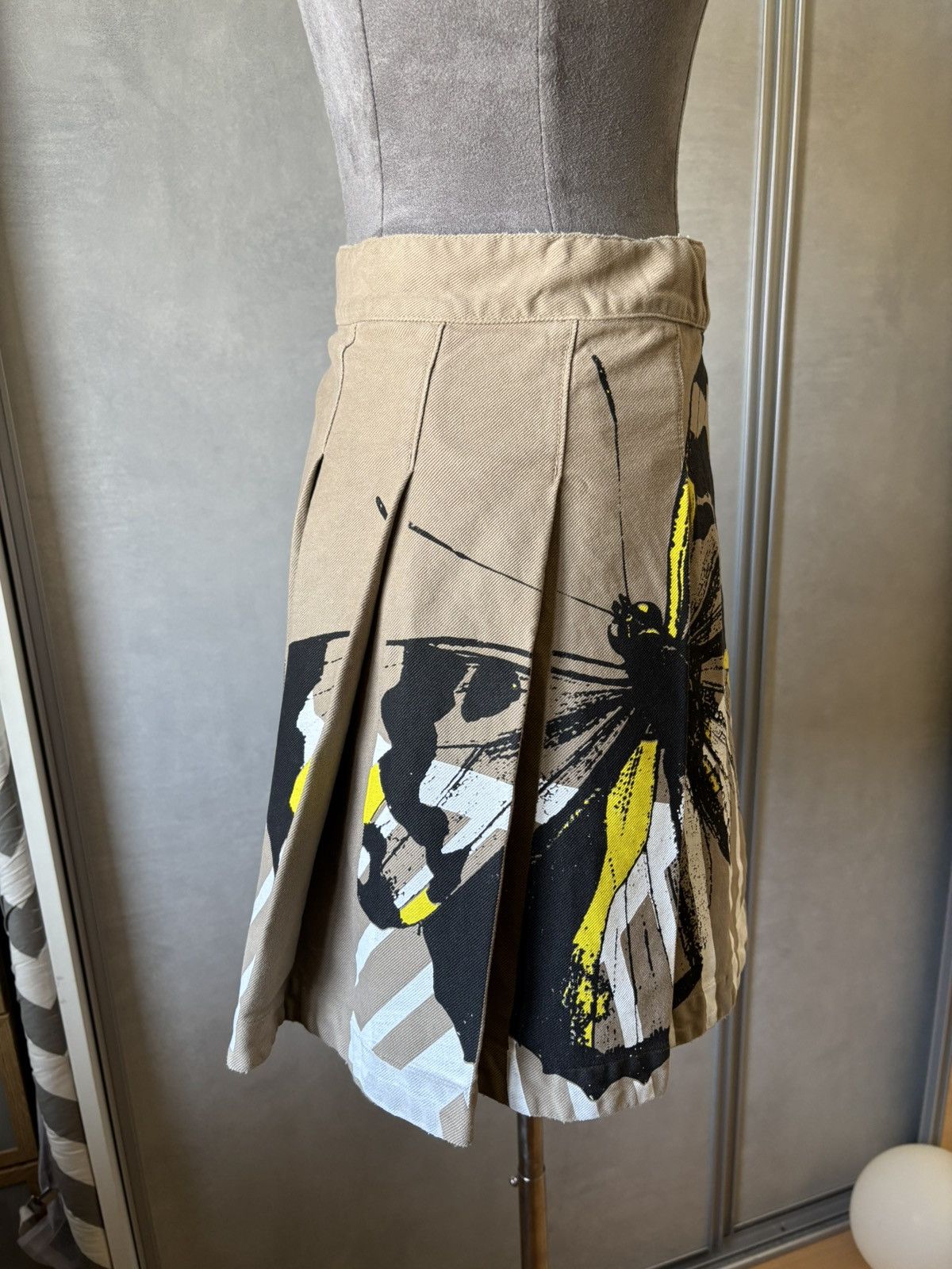 Dior Christian Dior Graphic Cotton Wrap Skirt, Made in Italy Size 26" / US 2 / IT 38 - 4 Thumbnail