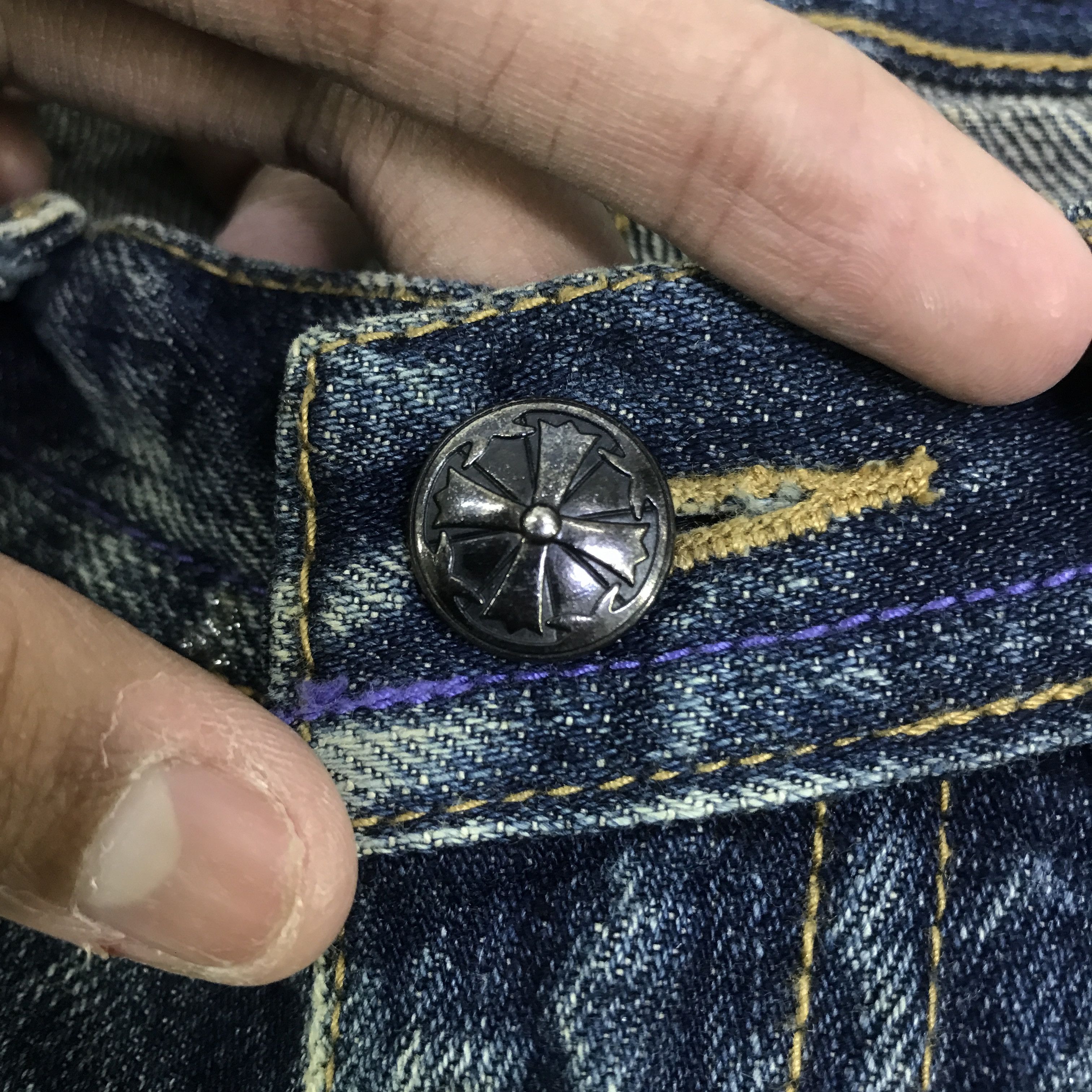 Japanese Brand Flared Midas explosion distressed Bootcut pants K130B18 Size US 29 - 12 Thumbnail