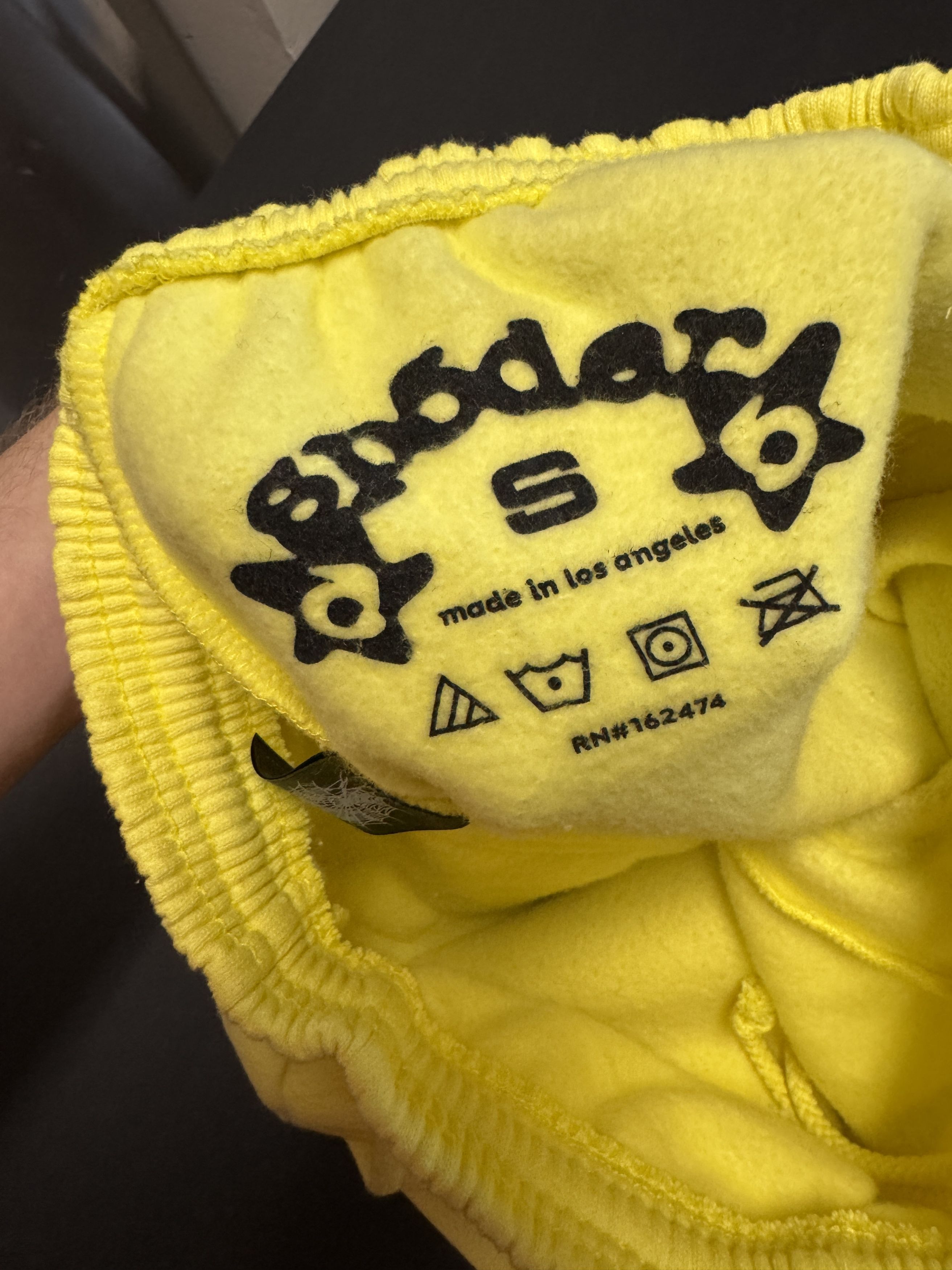 Sp5der Sp5der 5star Sweatpants Yellow Size US 30 / EU 46 - 2 Thumbnail