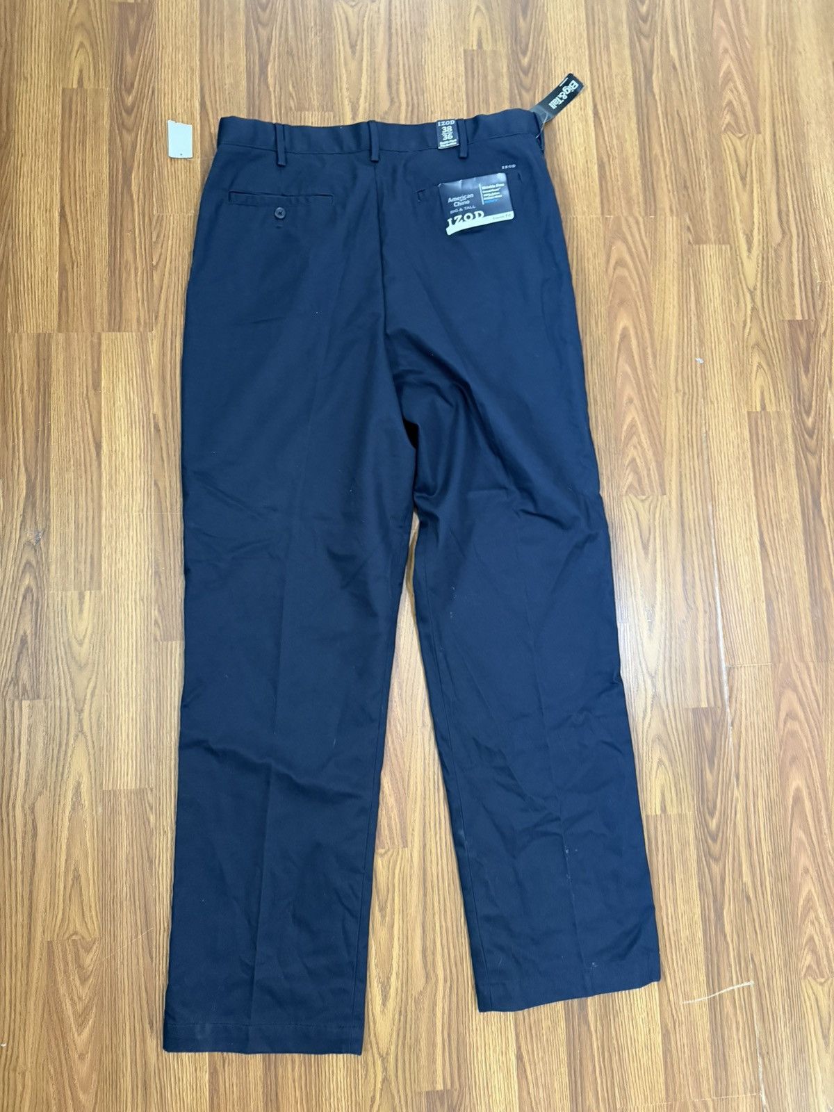 Izod NWT IZOD American Chino Classic Big & Tall Navy Pants 38/36 Size US 38 / EU 54 - 3 Thumbnail
