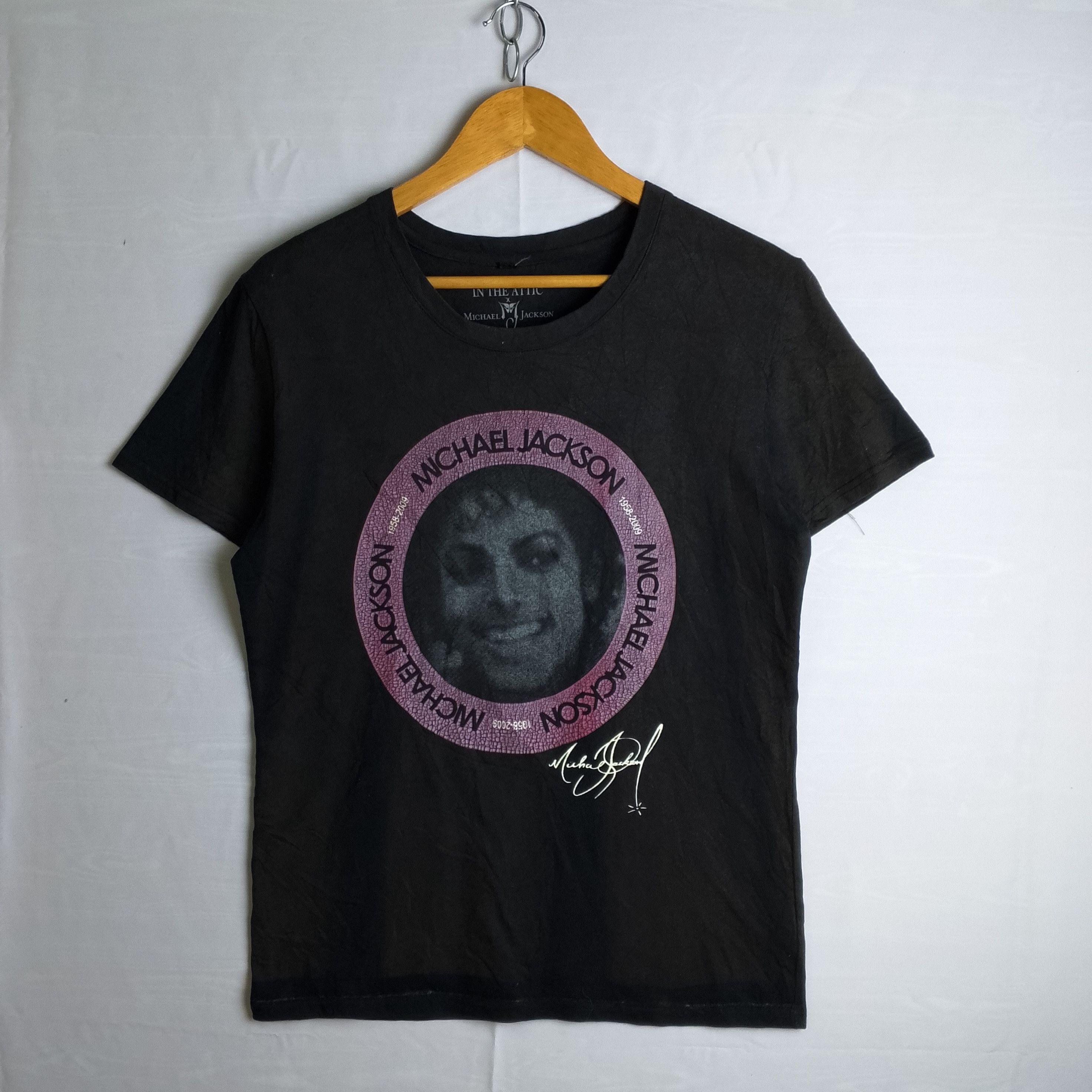 In The Attic Faded In The Attic X Michael Jackson Demonic face Tee Size US M / EU 48-50 / 2 - 2 Thumbnail