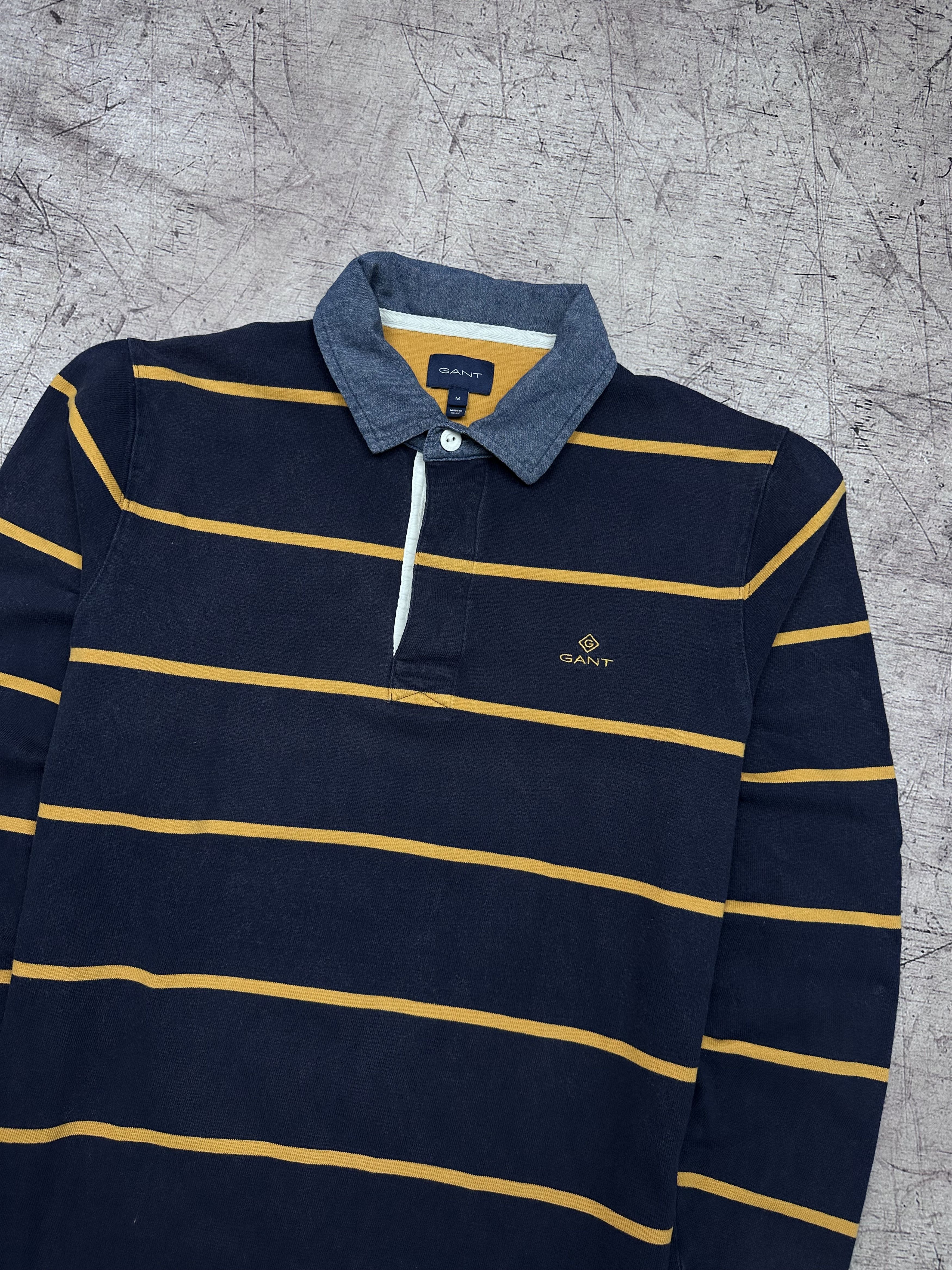 Gant × Vintage Gant Vintage Mens Rugby Long Sleeve Polo Shirt Size US M / EU 48-50 / 2 - 2 Thumbnail