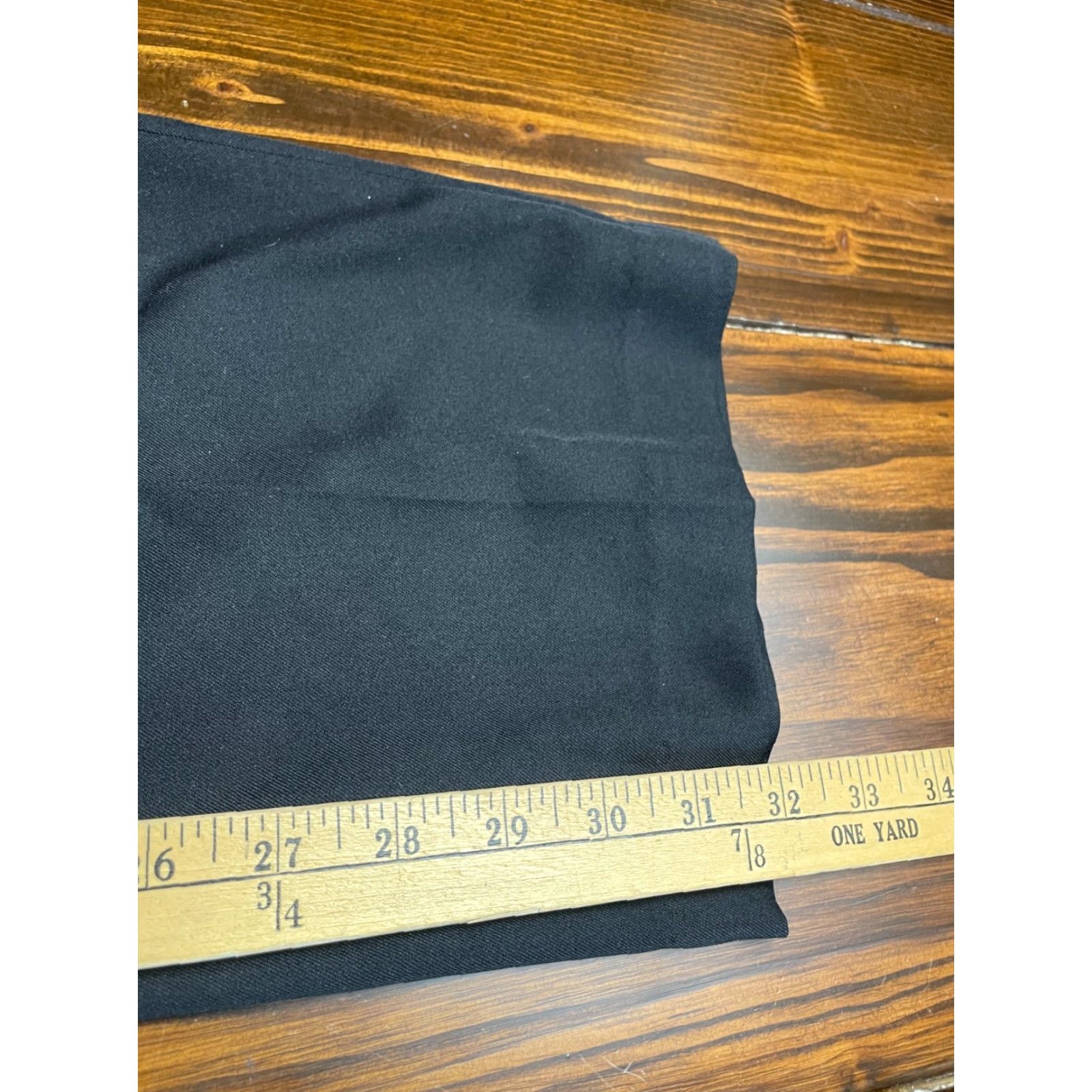 Izod IZOD Pants Women, Dress Pants, Medium, Black, Pull-On, Wide Leg, Pockets, Regular, 32 in Inseam Size 32" / US 10 / IT 46 - 7 Thumbnail