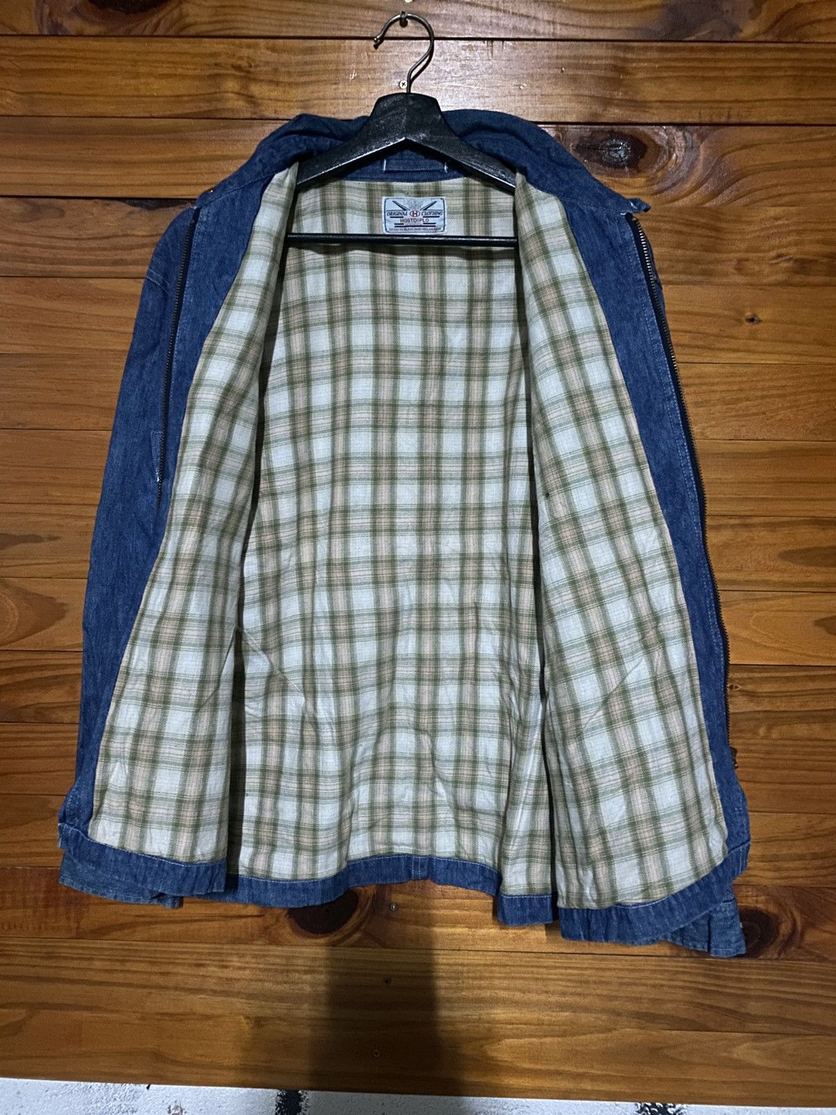 Japanese Brand Vintage Hostdiplo Denim Work Jacket Japanese Heritage Zip-Up Size US M / EU 48-50 / 2 - 9 Thumbnail