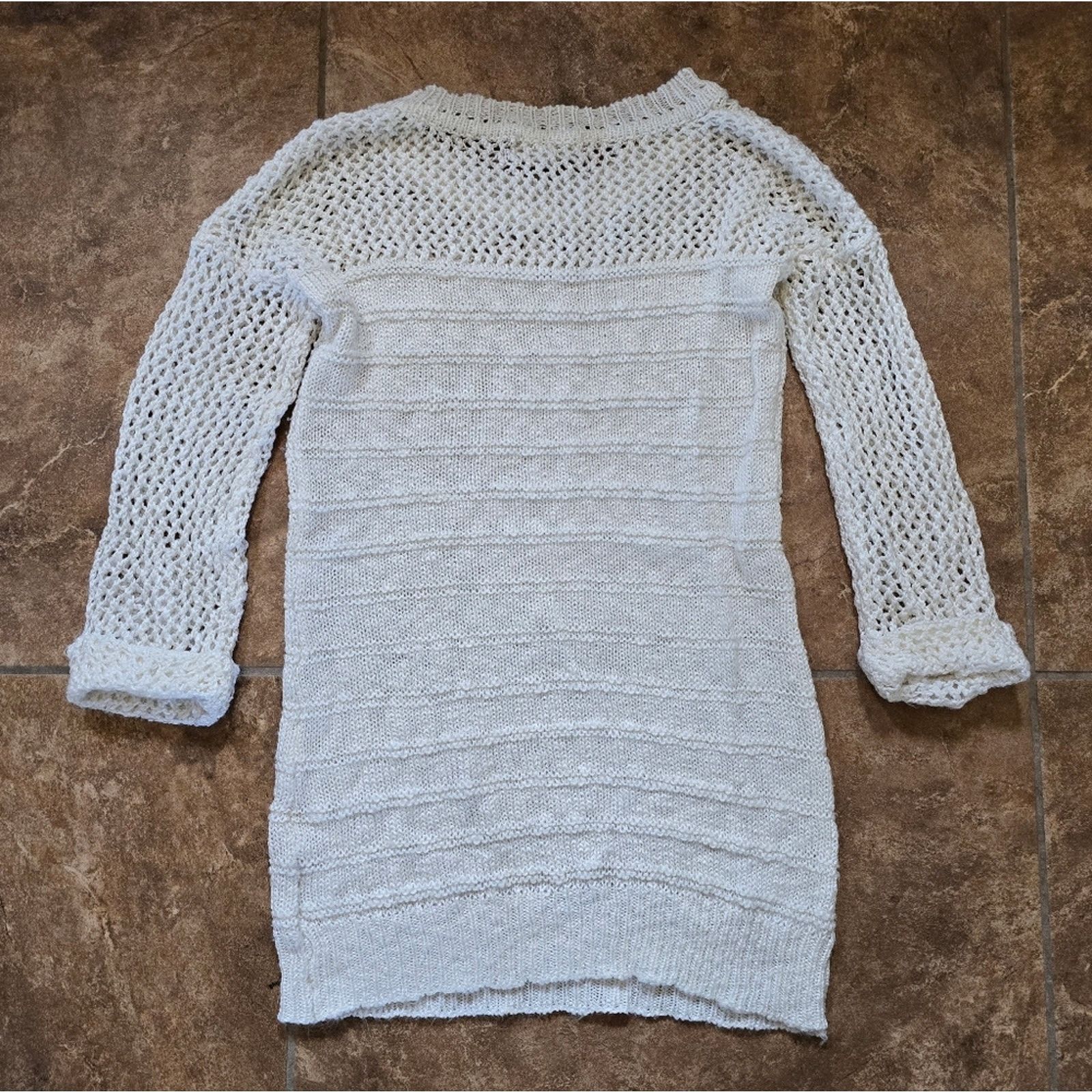 Other White Knit PR Sweater 3/4 Sleeve Size M / US 6-8 / IT 42-44 - 2 Thumbnail
